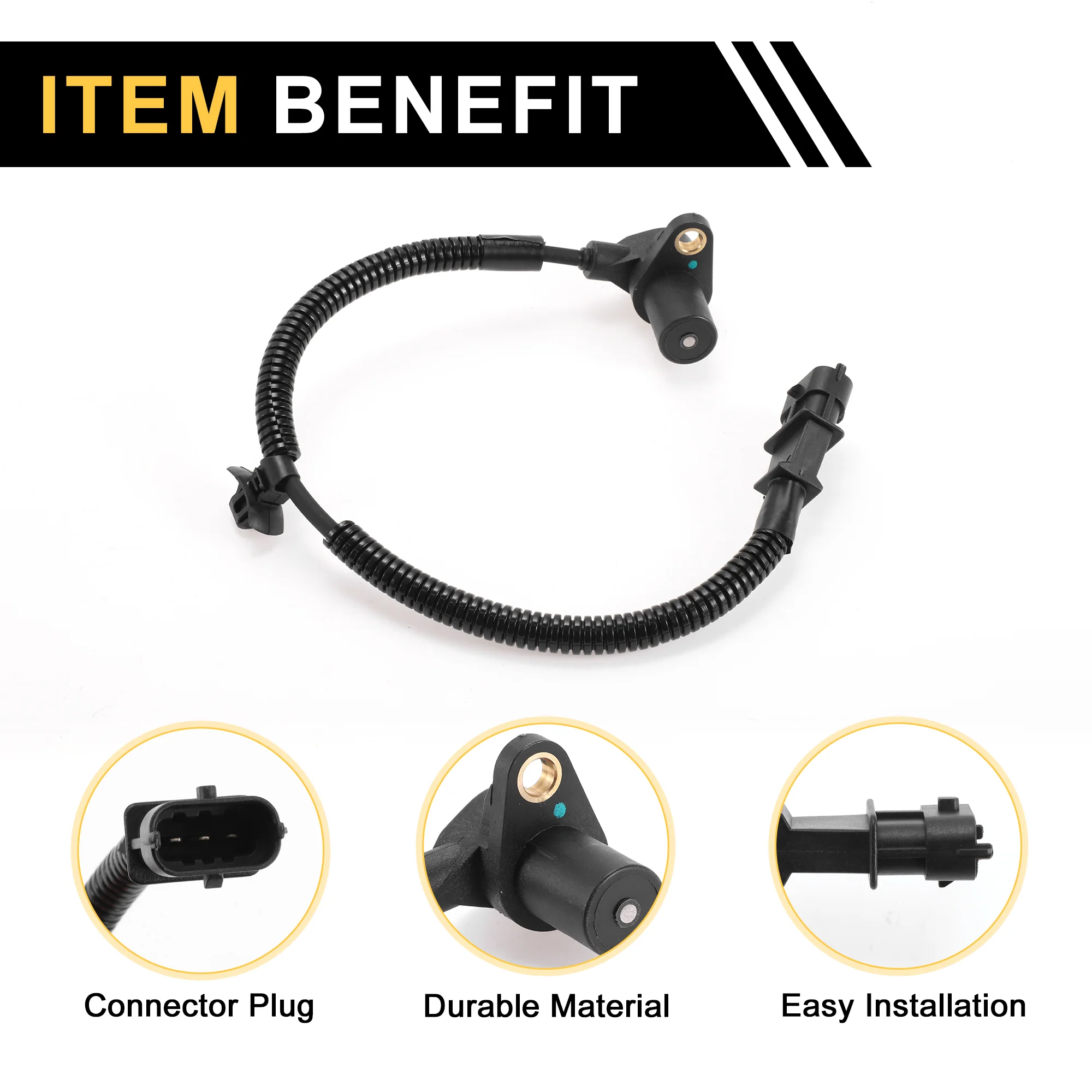 1 Pc No.391804A310 Crankshaft Position Sensor for Hyundai Grand Starex 2007 Sturdy Car Engine Crank CKP Sensor - Image 4