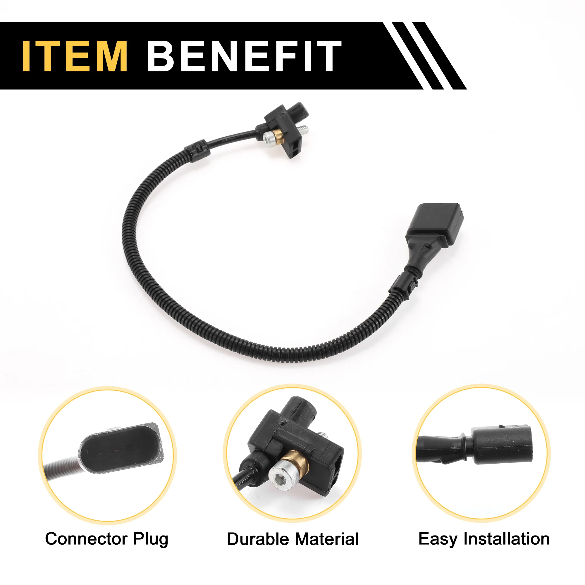 1 Pc No.03C957147 Crankshaft Position Sensor for Audi A3 2.0TDI 10-13 Sturdy Car Engine Crank CKP Sensor - Image 4