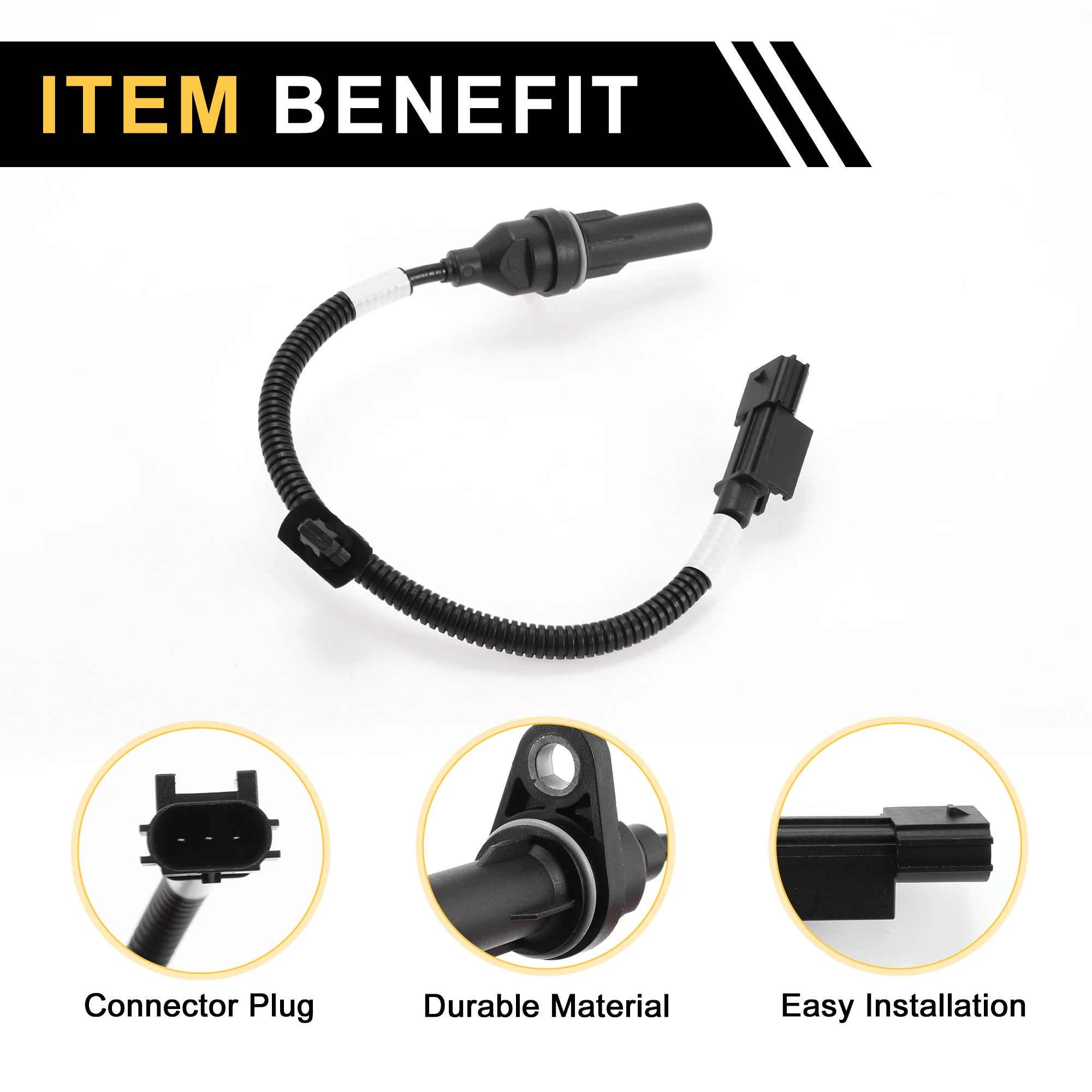 1 Pc No.391802M612 Crankshaft Position Sensor for Hyundai Accent 20-22 Sturdy Car Engine Crank CKP Sensor - Image 4