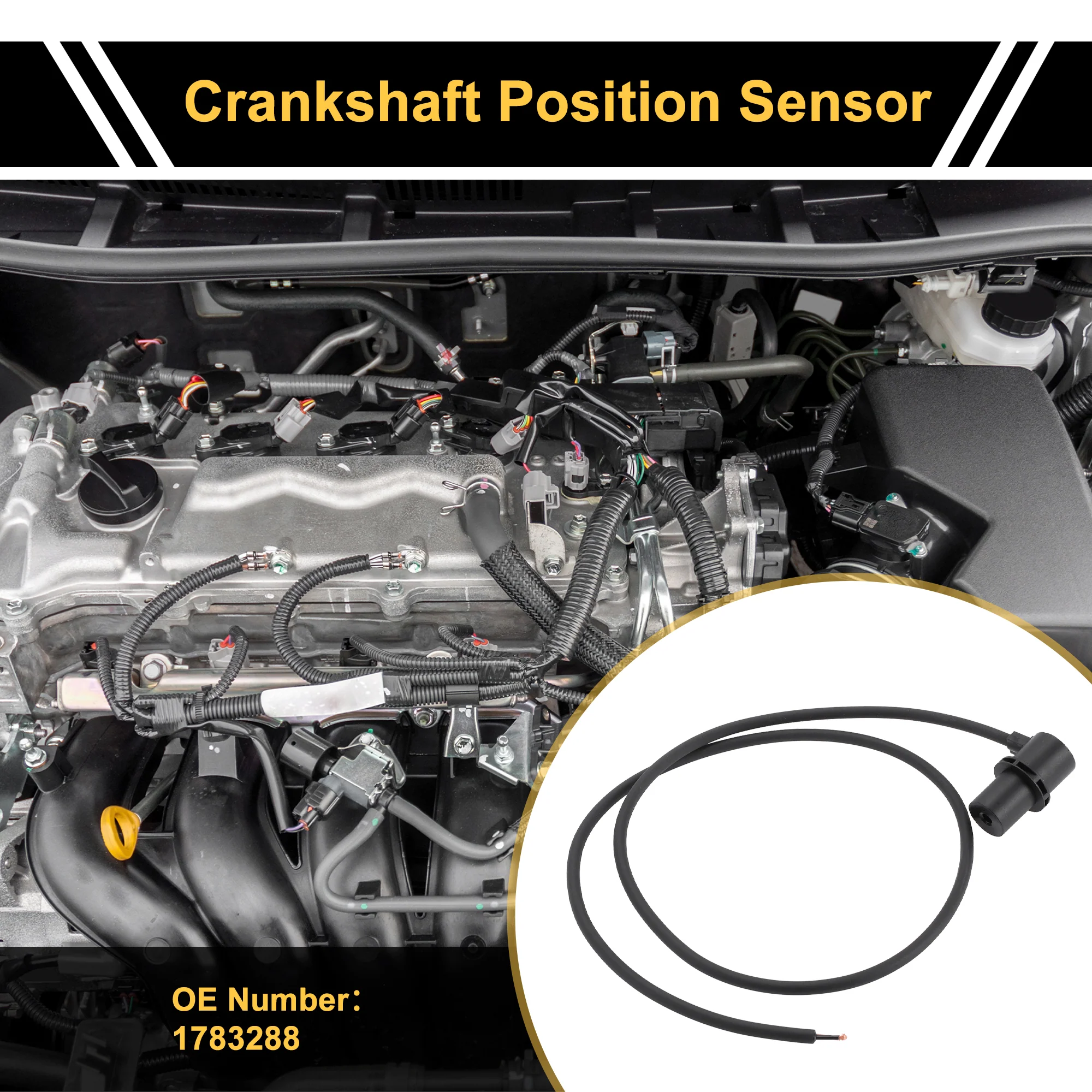 1 Pc No.1783288 Crankshaft Position Sensor for SCANIA Sturdy Car Engine Crank CKP Sensor - Image 2