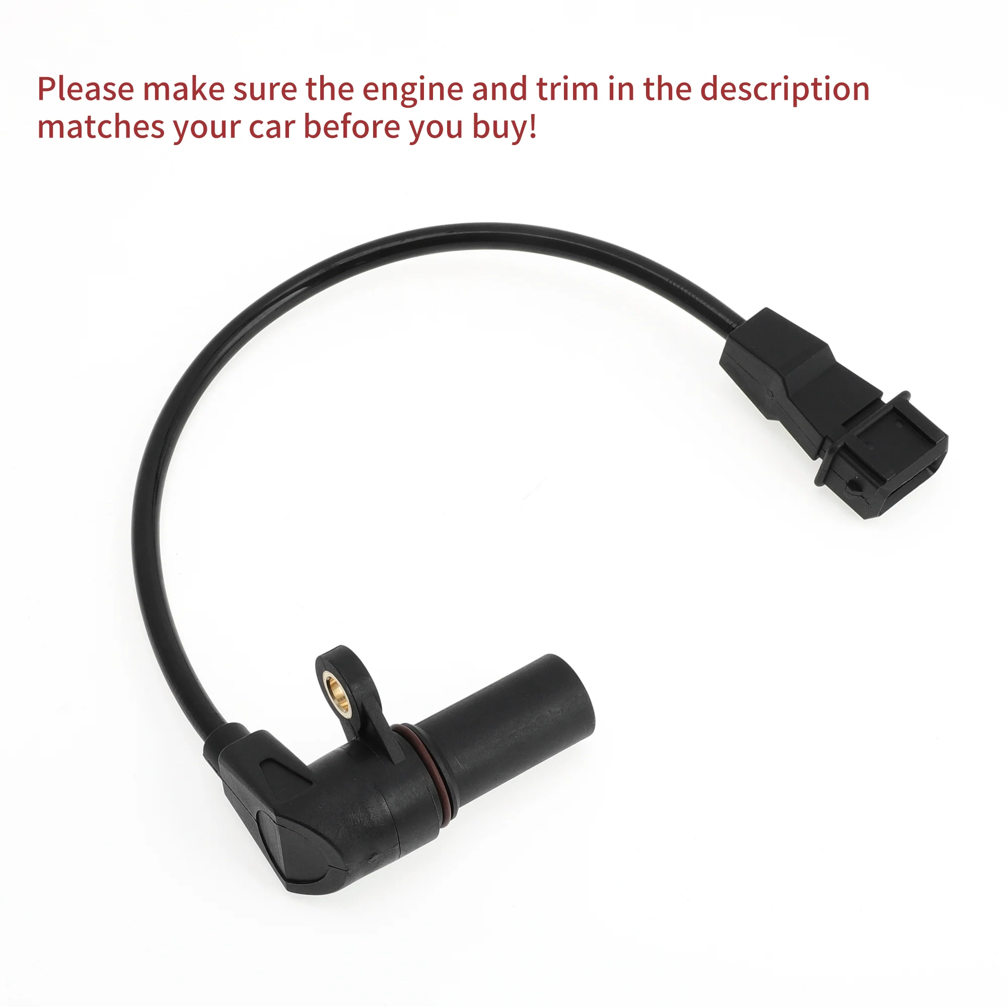 1 Pc Crankshaft Position Sensor for CHEVY Spark M150 0.8 00-06 Engine Crank CKP Sensor No.24515930 Black Metal Plastic - Image 7