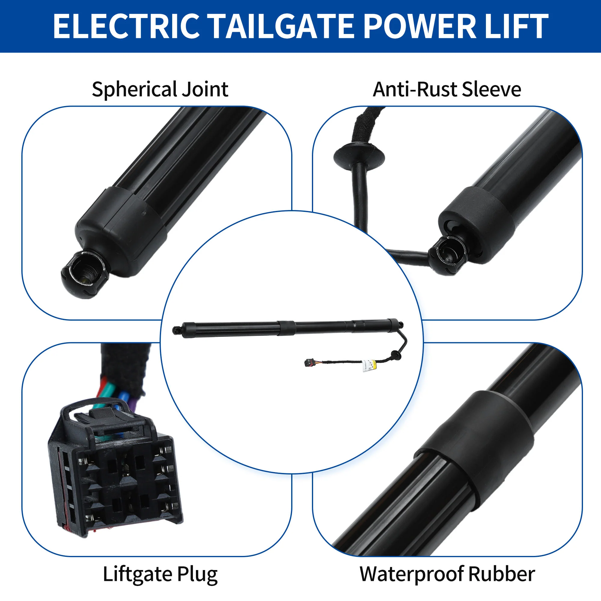 Rear Left Tailgate Power Lift Support for Kia Sedona 2015-2021 No.81770A9100 - Image 5