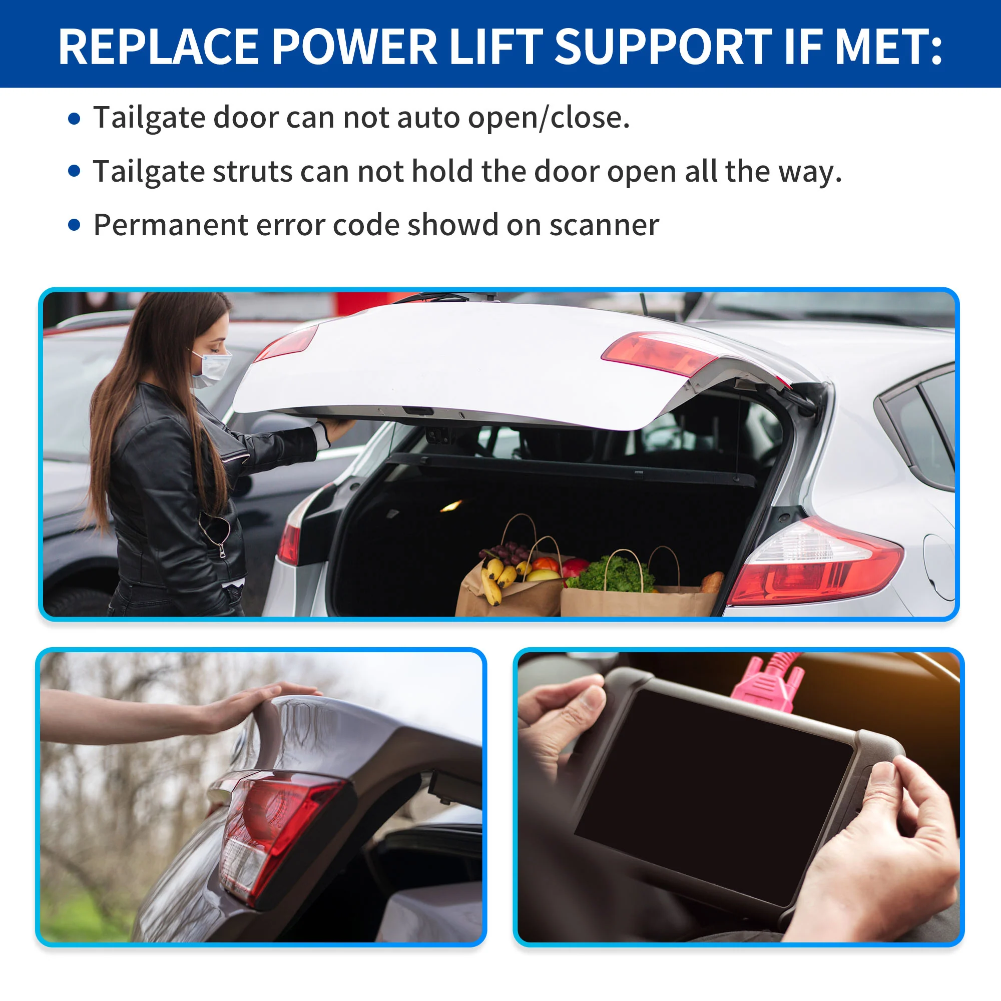 Rear RH Tailgate Power Lift Support for Hyundai Palisade 2020-2024 No.81841S8100 - Image 6
