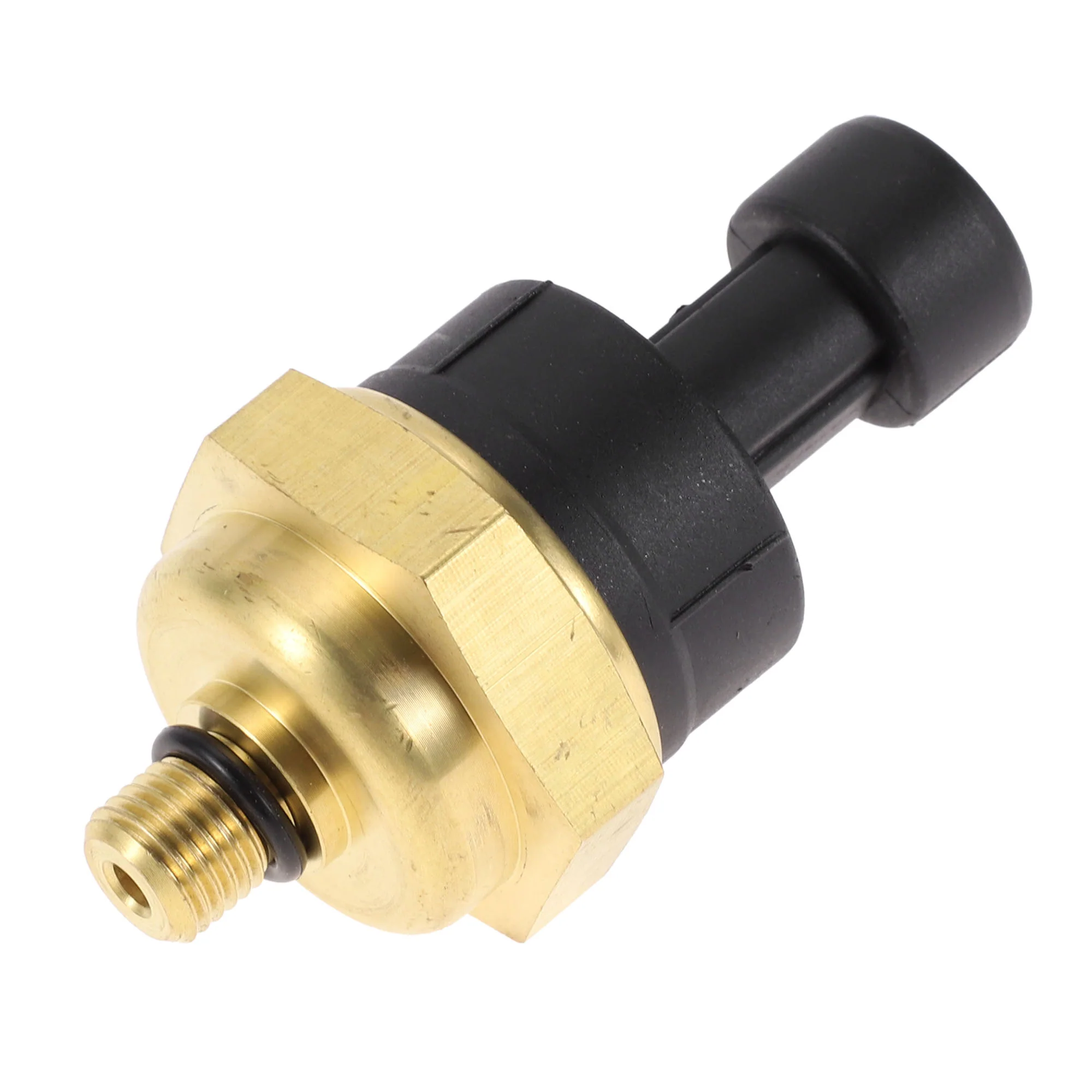 Engine Oil Pressure Sensor Compatible for Bobcat Loader, Durable Metal Plastic Black Gold Tone