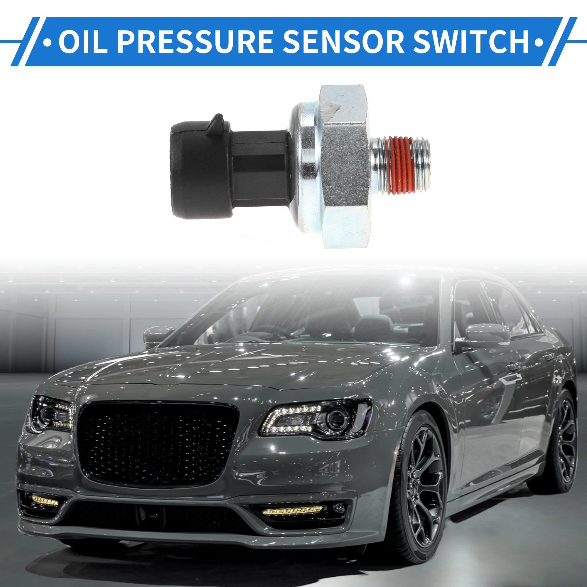Engine Oil Pressure Sensor Compatible for John Deere DT466E I530E HT53 Engine, Durable Metal Plastic - Image 4