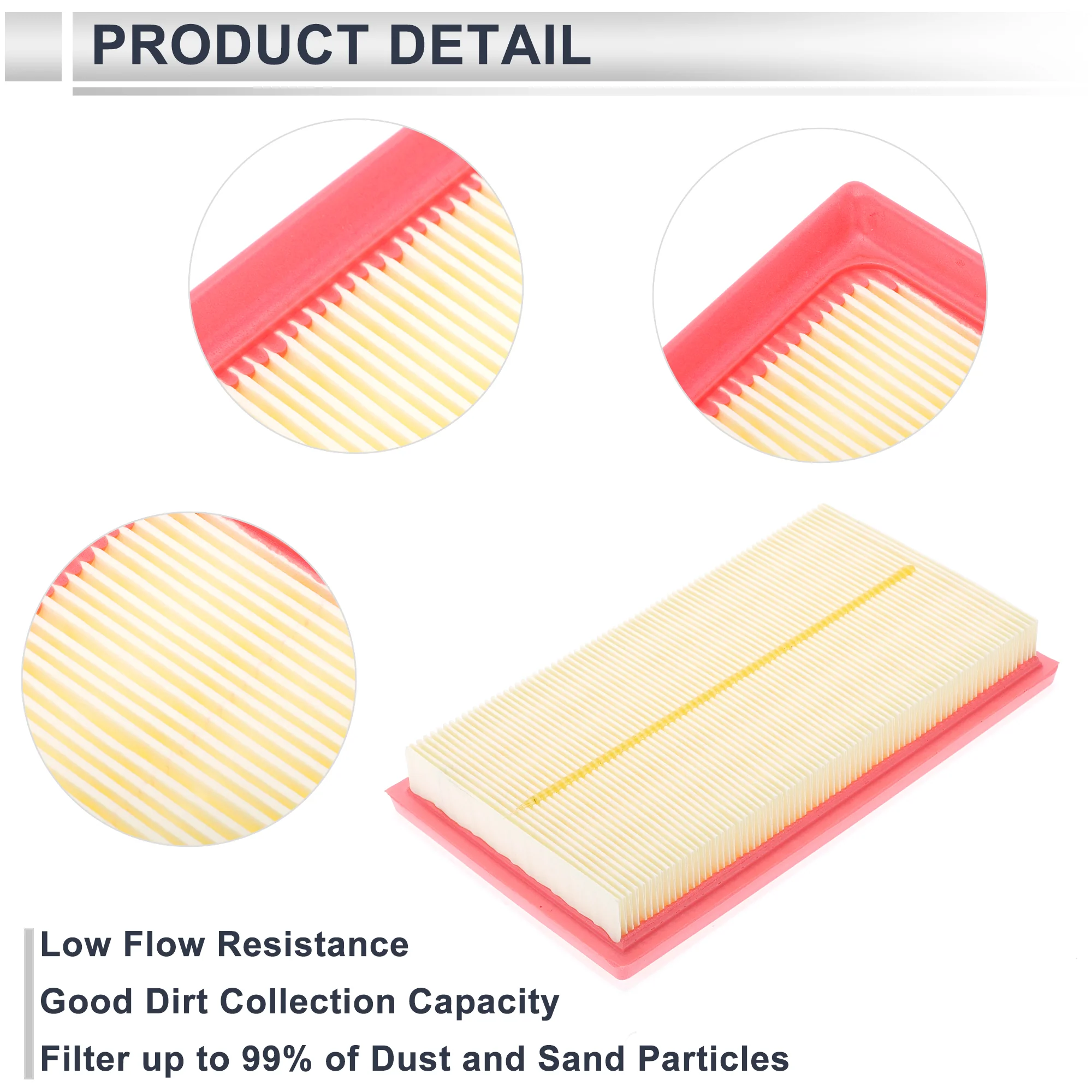 Engine Air Filter for Lexus ES300h 2019-2024 Long Life Element Filter Air Cleaner No.1780177050 1 Pcs - Image 6