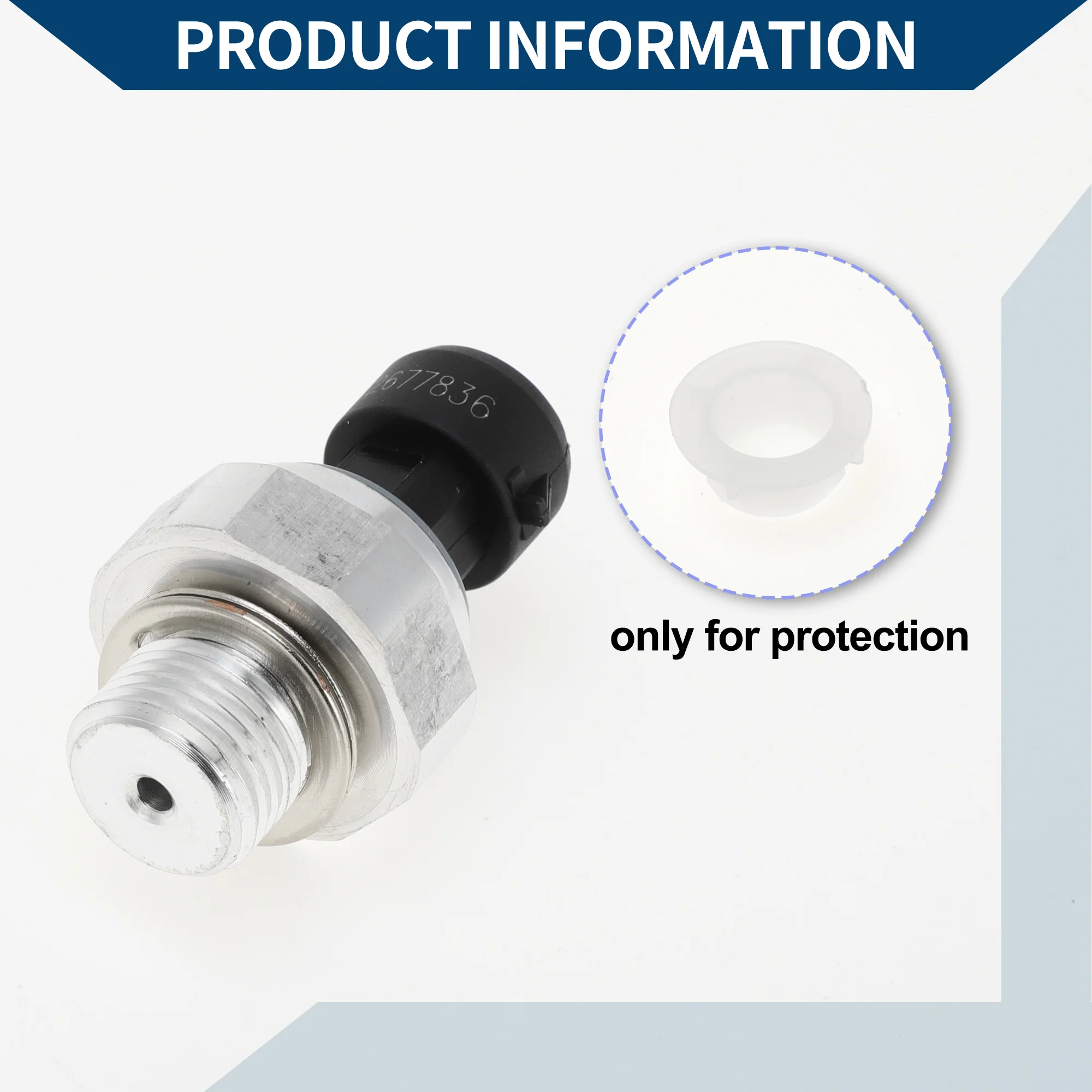 No.12677836 Engine Oil Pressure Sensor Switch for BUICK ALLURE 2008 / Durable Metal / 1 Pc Black Silver Tone - Image 5