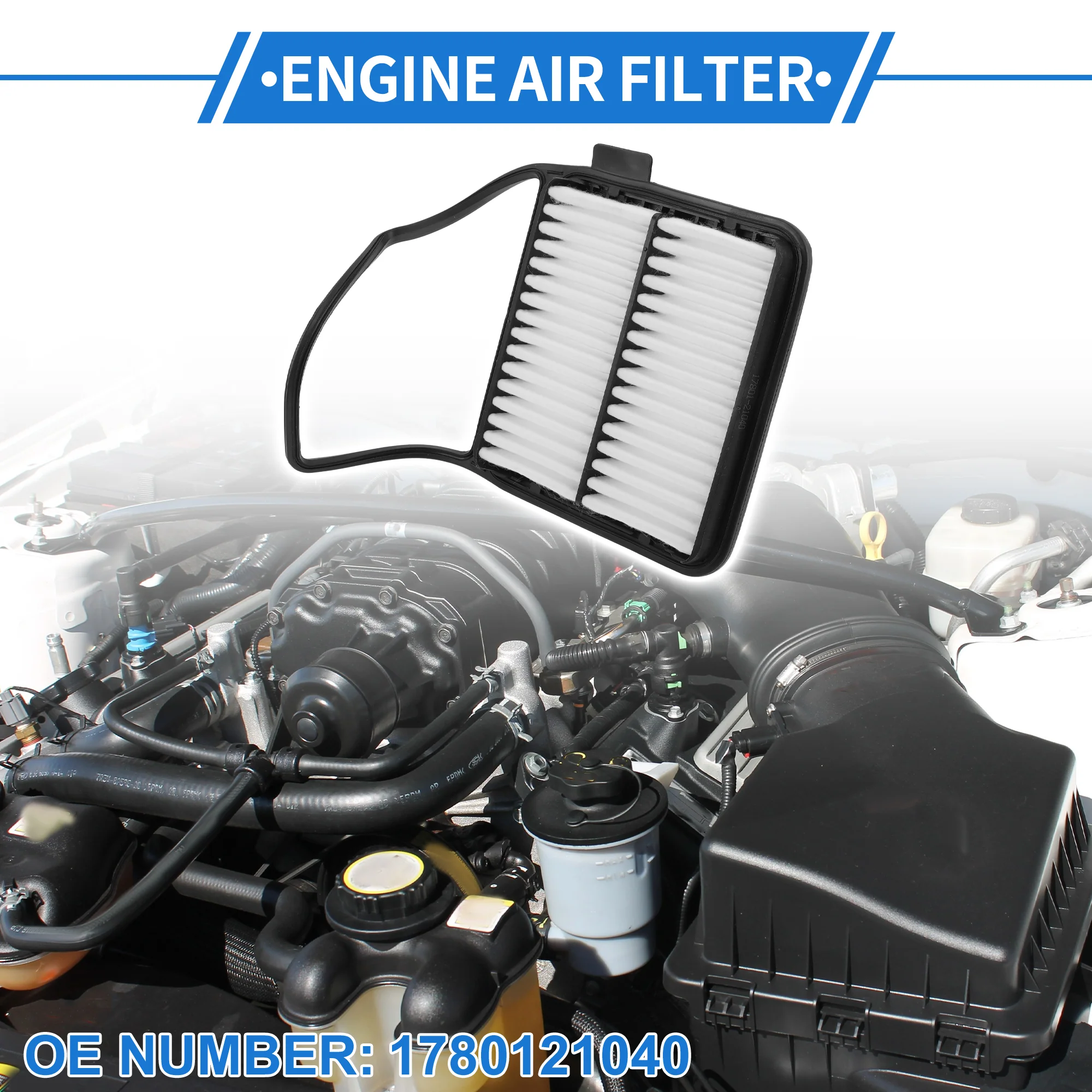 1 Pcs Engine Air Filter for Toyota Prius 1.5L L4 2004-2009 Long Life Engine Air Filter - Image 3