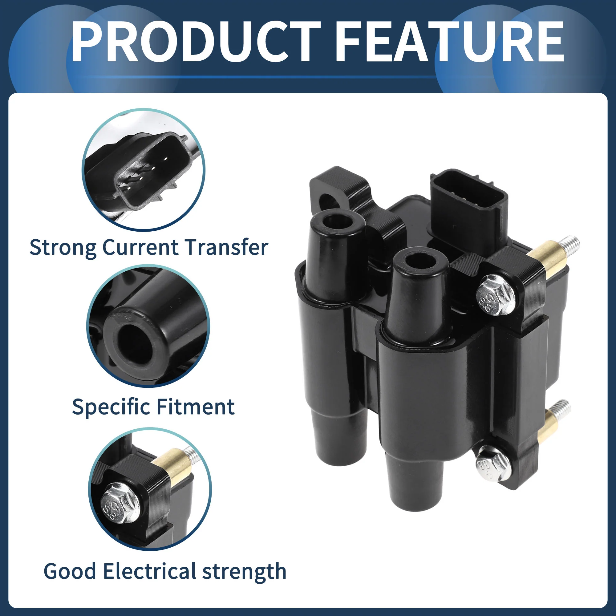 Ignition Coil Ignition Coil Pack No.22433AA580 for Subaru Forester 2005-2008 2.5L EJ25 - Image 6