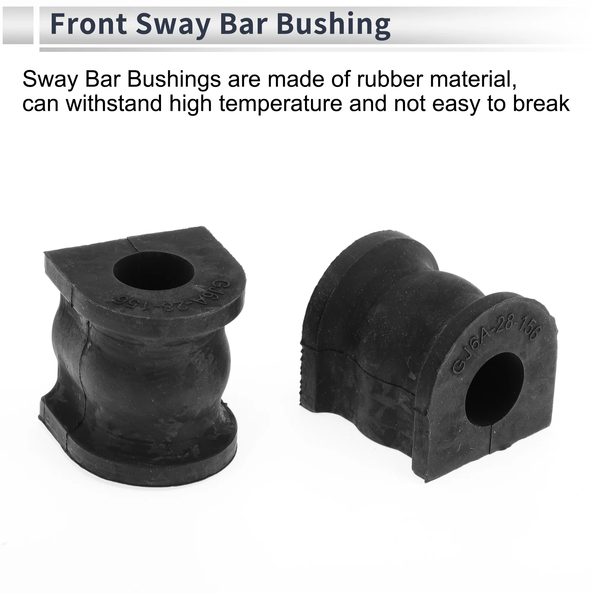 Front Stabilizer Bar Links with 2 Pcs Bushing for Mazda CX-9 2007-2015 Sway Bar Link Kits No.K750160/K750161 1 Set - Image 7