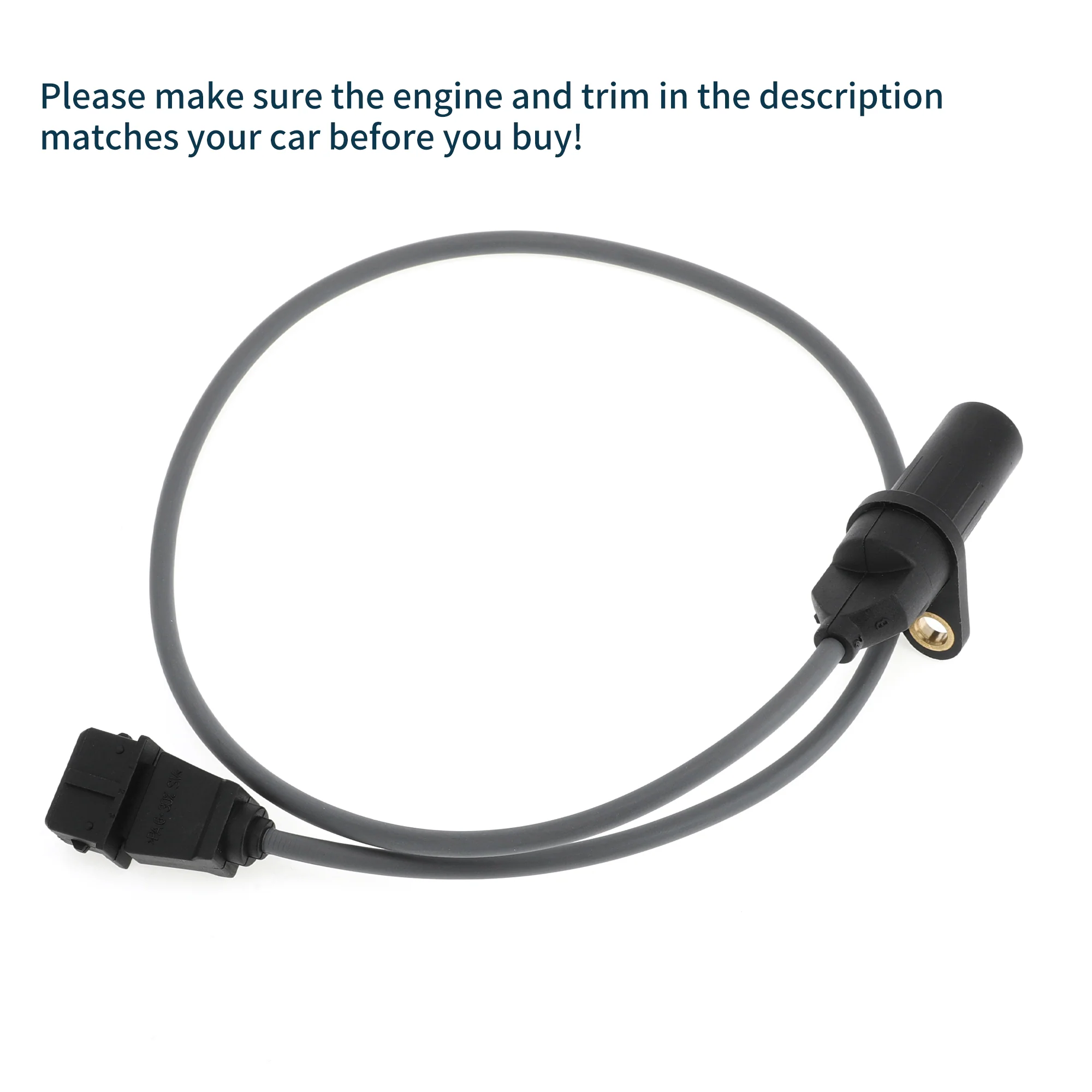 Crankshaft Position Sensor for FIAT Punto 1.2 Bifuel 07-12 Sturdy No.77872560/46774532 Engine Crank CKP Sensor Black Gray 1 Pc - Image 7