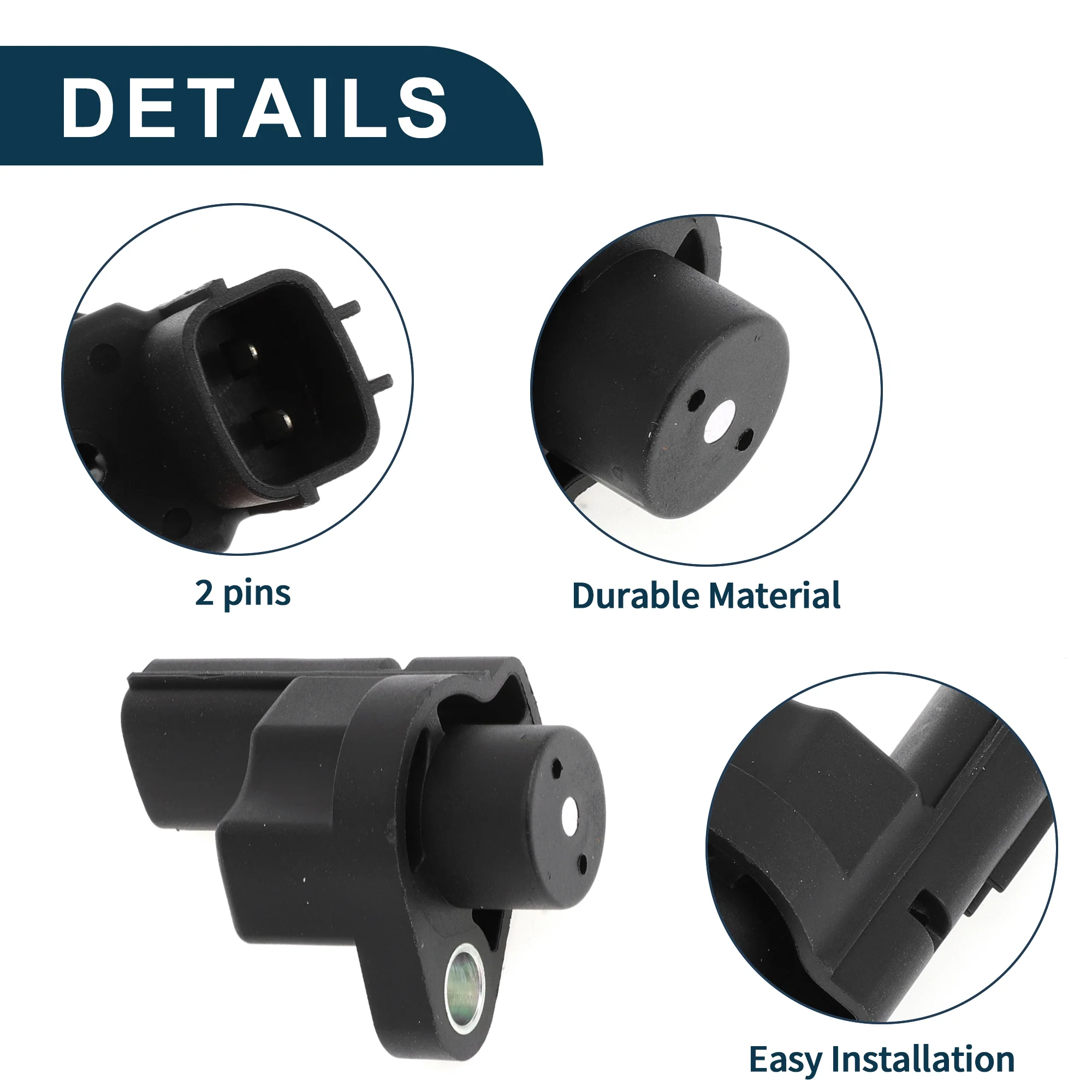 Crankshaft Position Sensor for Chevrolet Metro 1.0 1.3 98-00 Sturdy No.30015918 Engine Crank CKP Sensor Black 1 Pc - Image 4