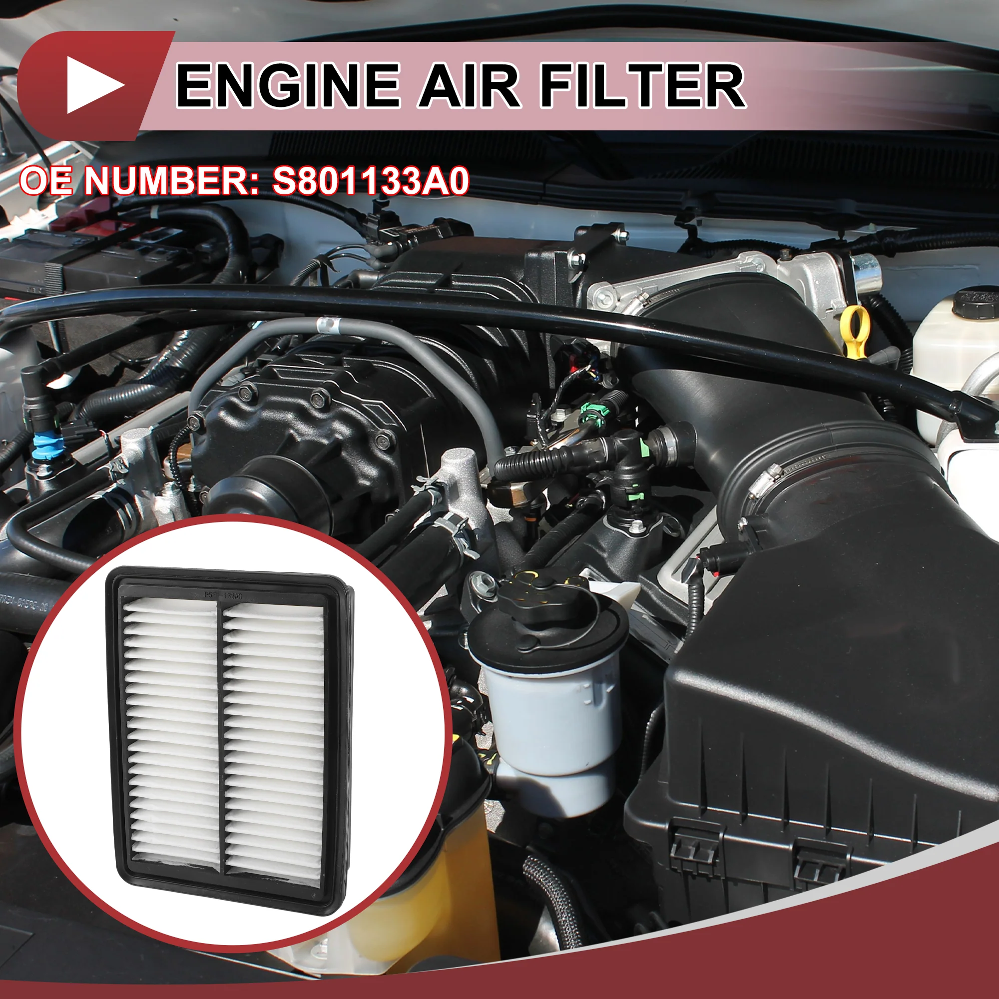 Engine Air Filter Filter Air Cleaner Element No.S801133A0 for MAZDA3 CX30 1 Pc Long Life for Car - Image 3