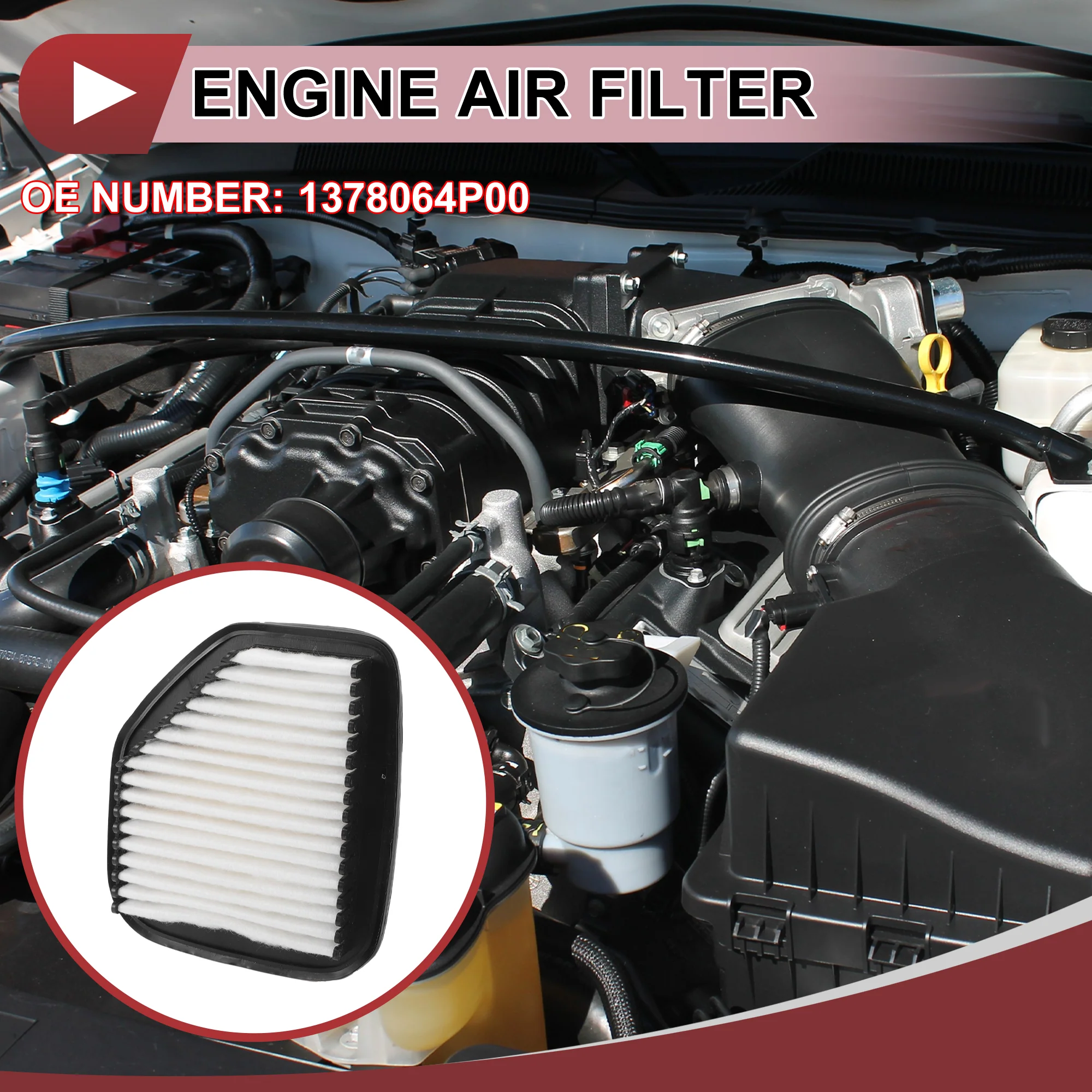 Engine Air Filter Filter Air Cleaner Element No.1378064P00 for Nissan Clipper Rio NV100 1 Pc Long Life for Car - Image 3