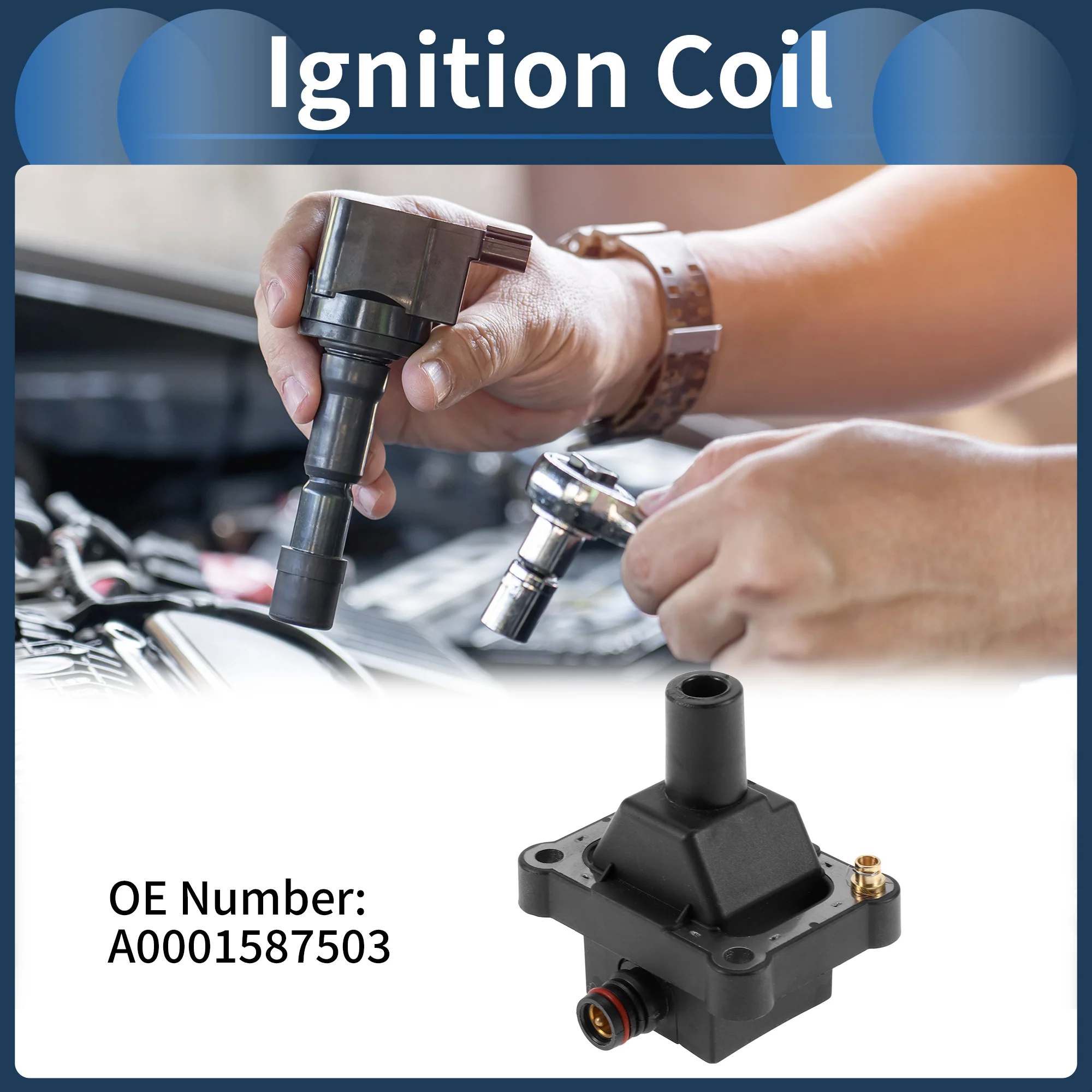 Ignition Coil Ignition Coil Pack No.A0001587503 for Mercedes-Benz C230 1997-2000 - Image 3