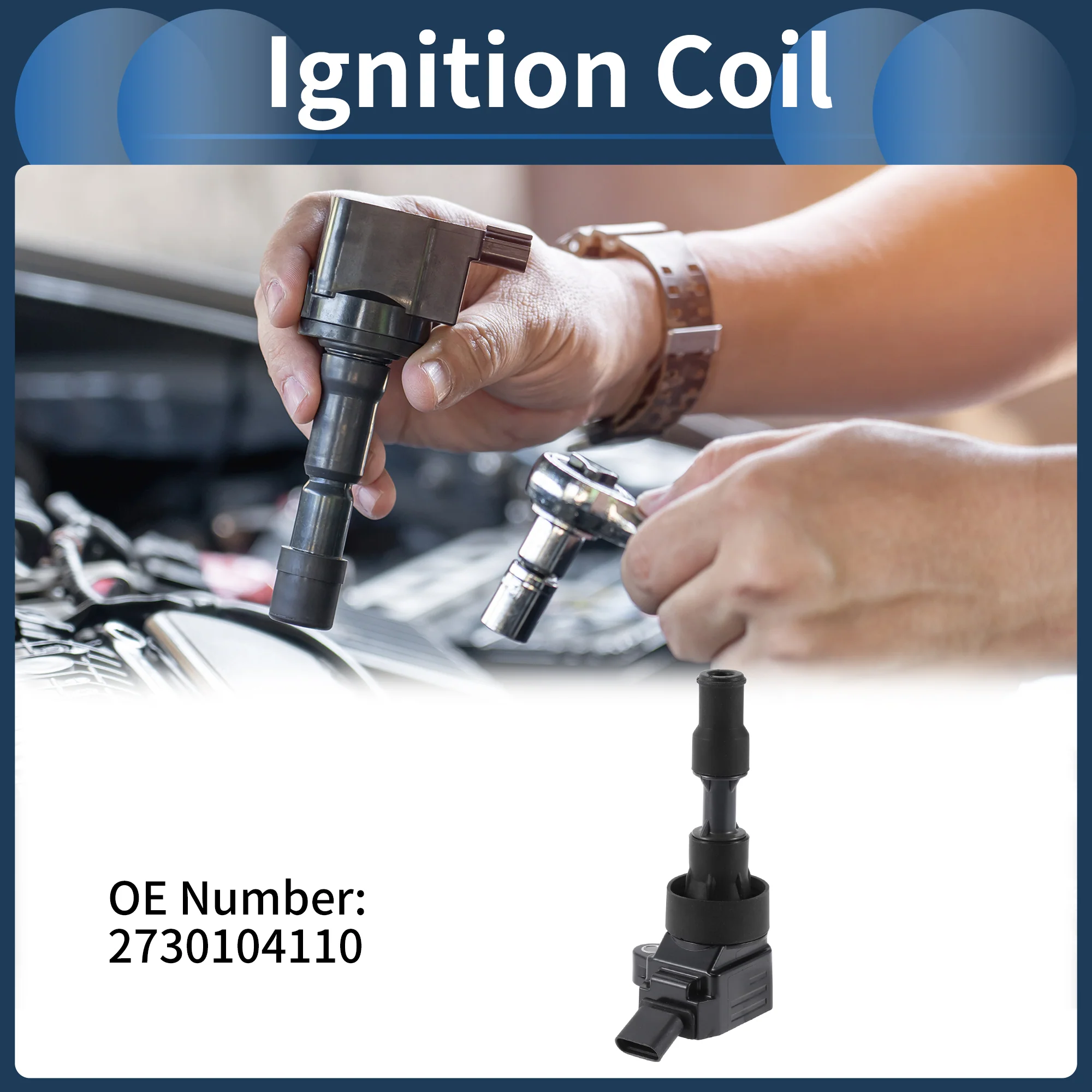 Ignition Coil Ignition Coil Pack No.2730104110 for Kia Picanto 2017-2018 1.0L - Image 3