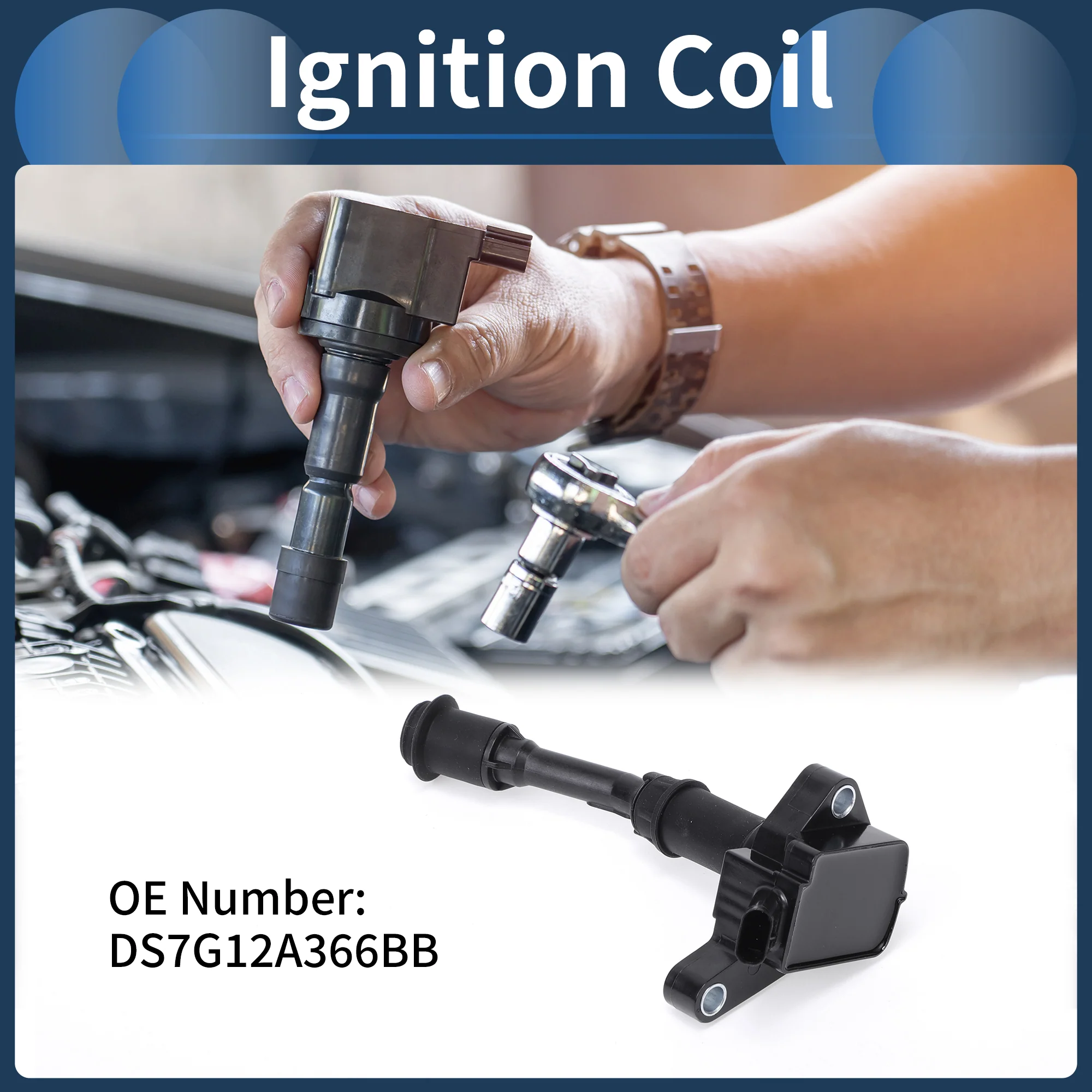 Ignition Coil Ignition Coil Pack No.DS7G12A366BB for Ford Fusion 2013-2014 - Image 3
