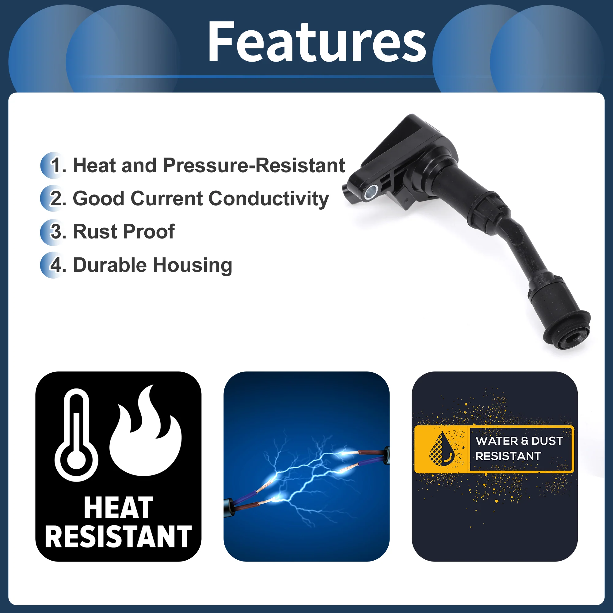 Ignition Coil Ignition Coil Pack No.DS7G12A366BB for Ford Fusion 2013-2014 - Image 7