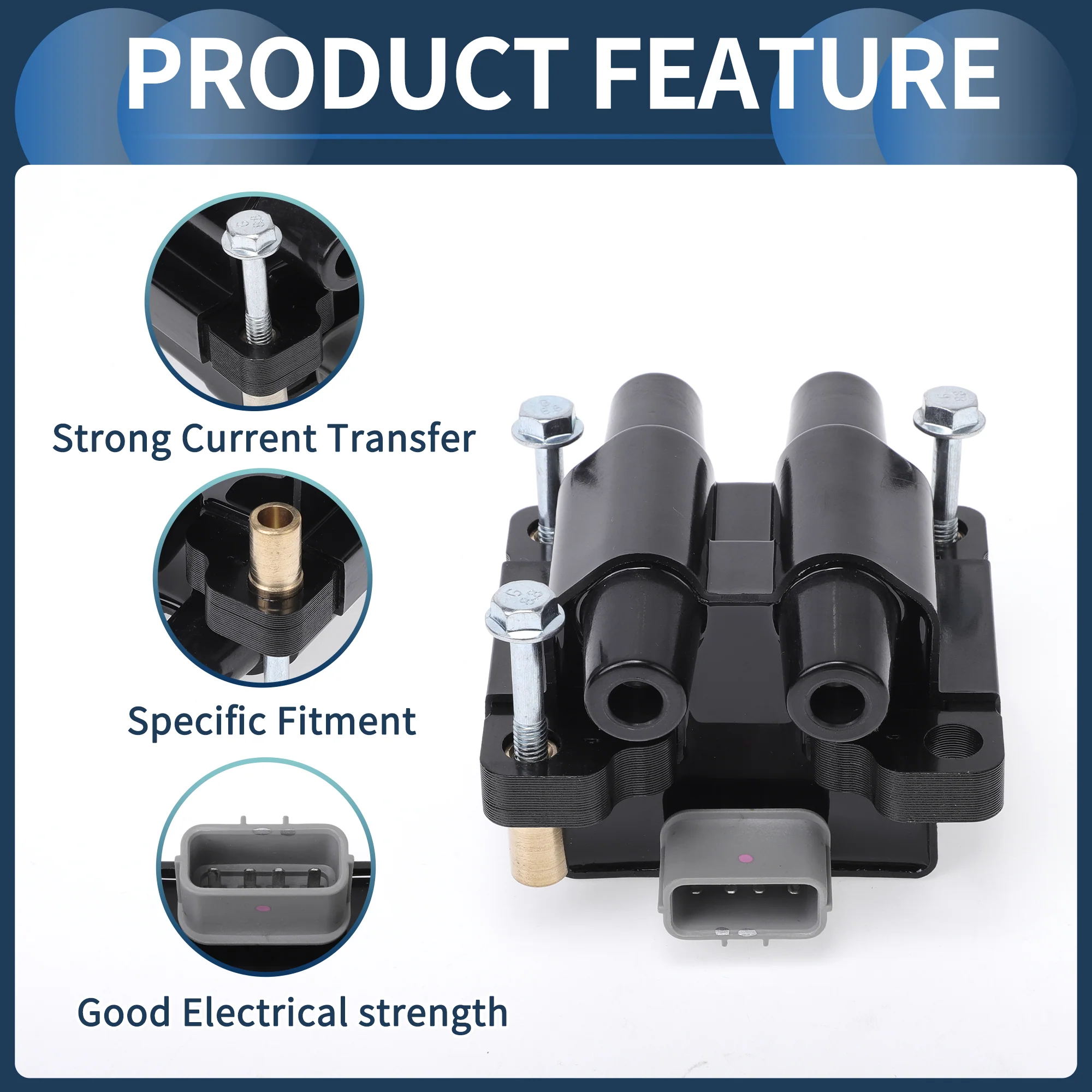 Ignition Coil Ignition Coil Pack No.22433AA590 for Subaru Forester 2009-2010 - Image 5