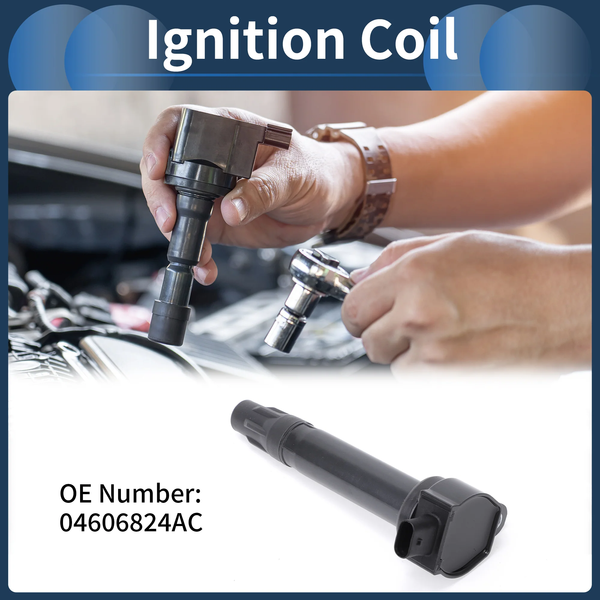 Ignition Coil Ignition Coil Pack No.04606824AC for Jeep Compass 2007-2017 - Image 3