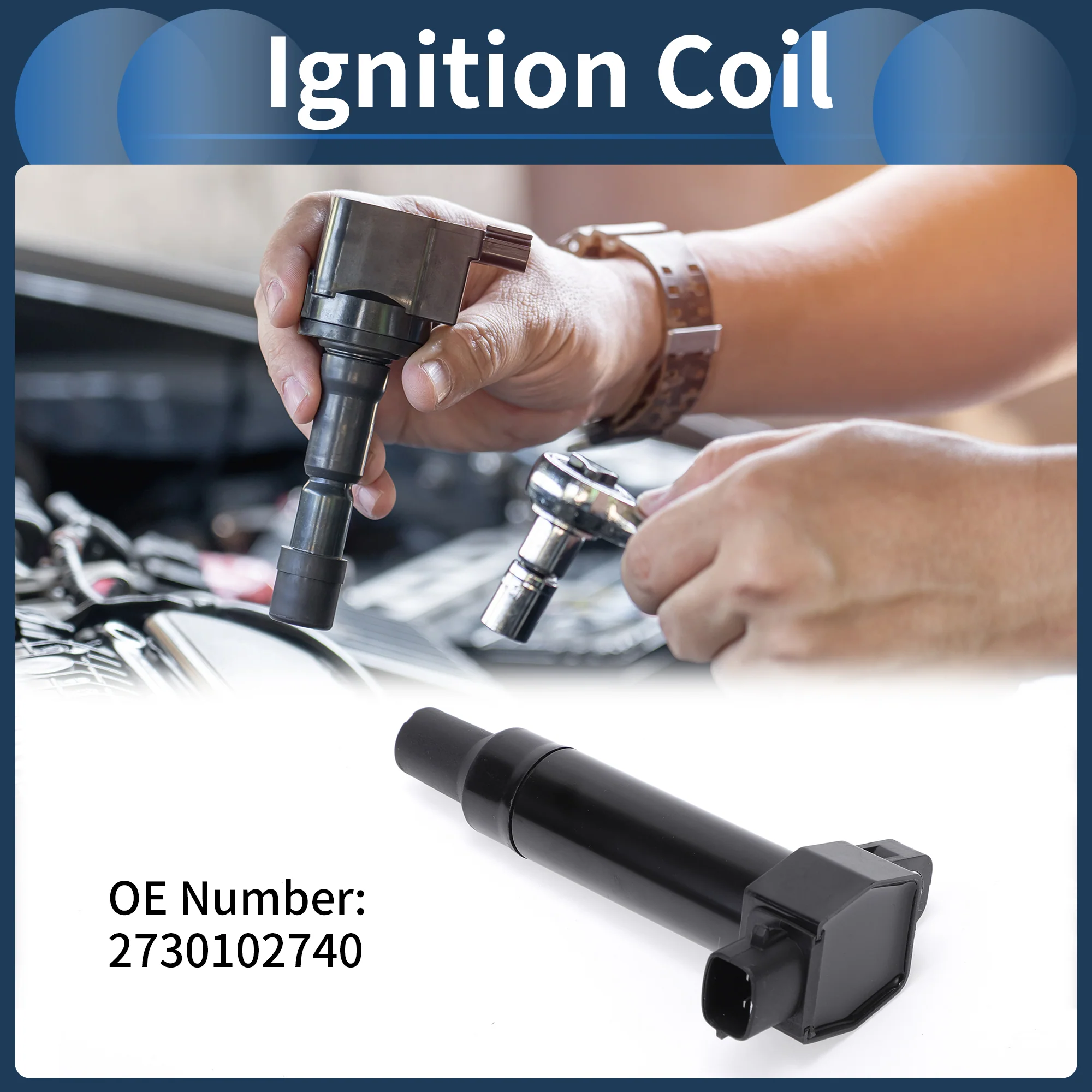 Ignition Coil Ignition Coil Pack No.2730102740 for Kia Morning 2011-2015 - Image 3