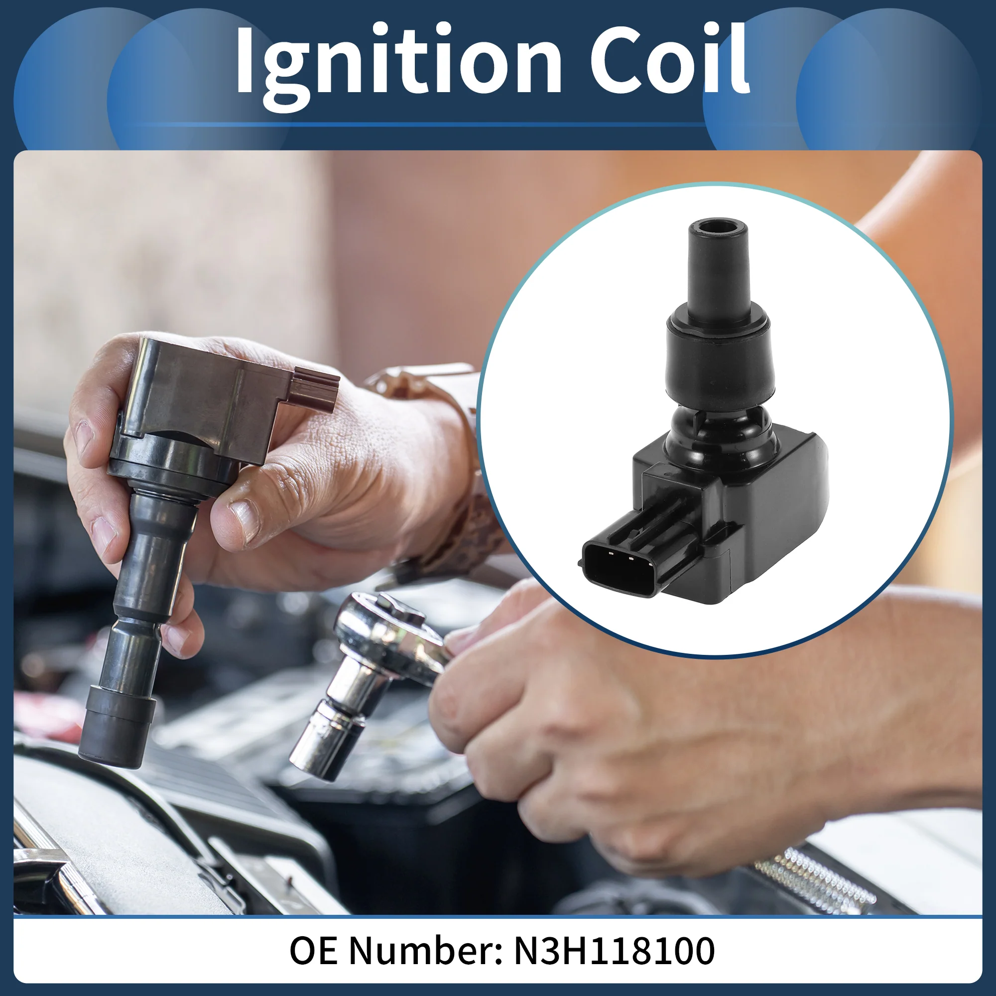 Ignition Coil Ignition Coil Pack No.N3H118100 for Mazda RX-8 2004-2011 - Image 2