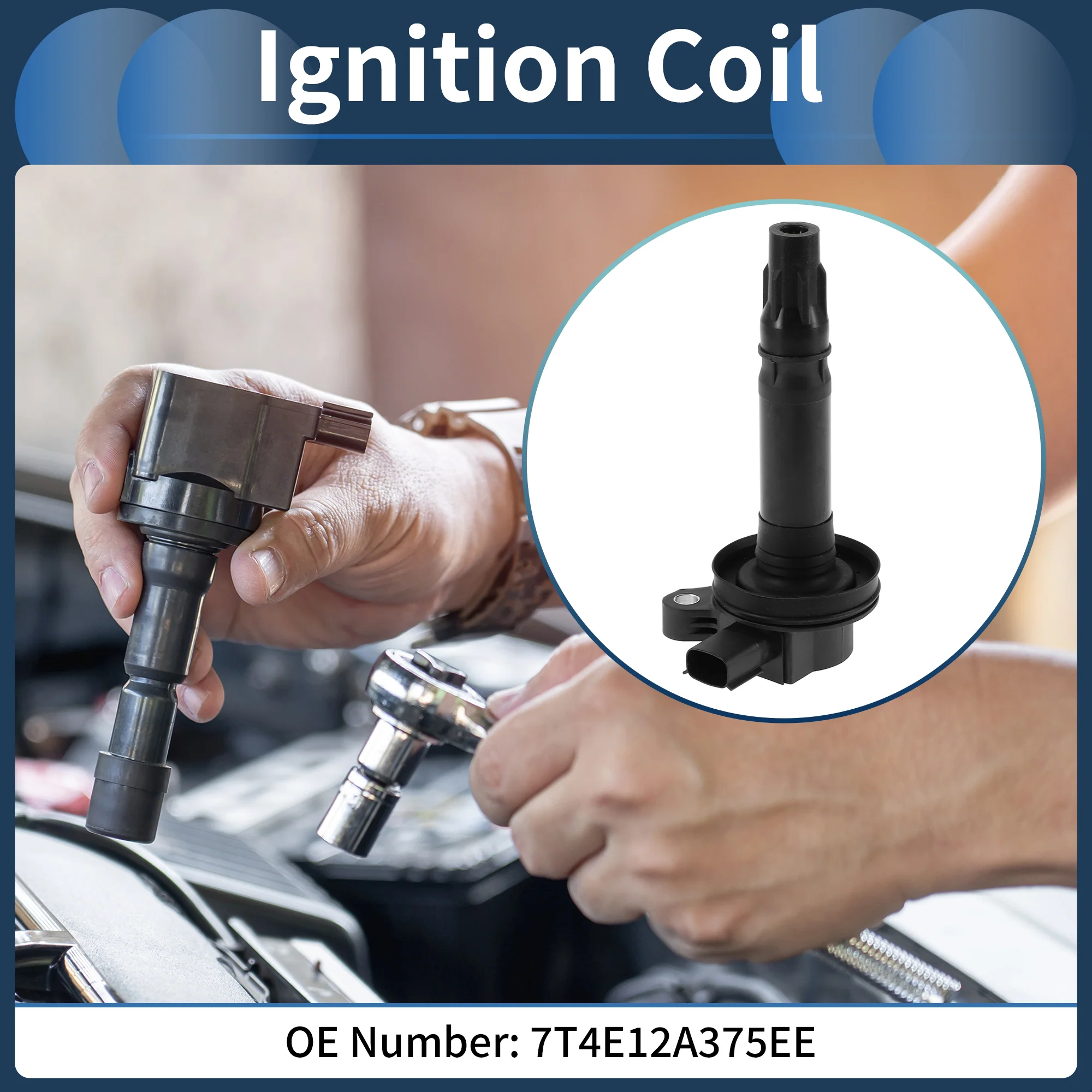 Ignition Coil Ignition Coil Pack No.7T4E12A375EE for Ford Explorer 2011-2017 - Image 2