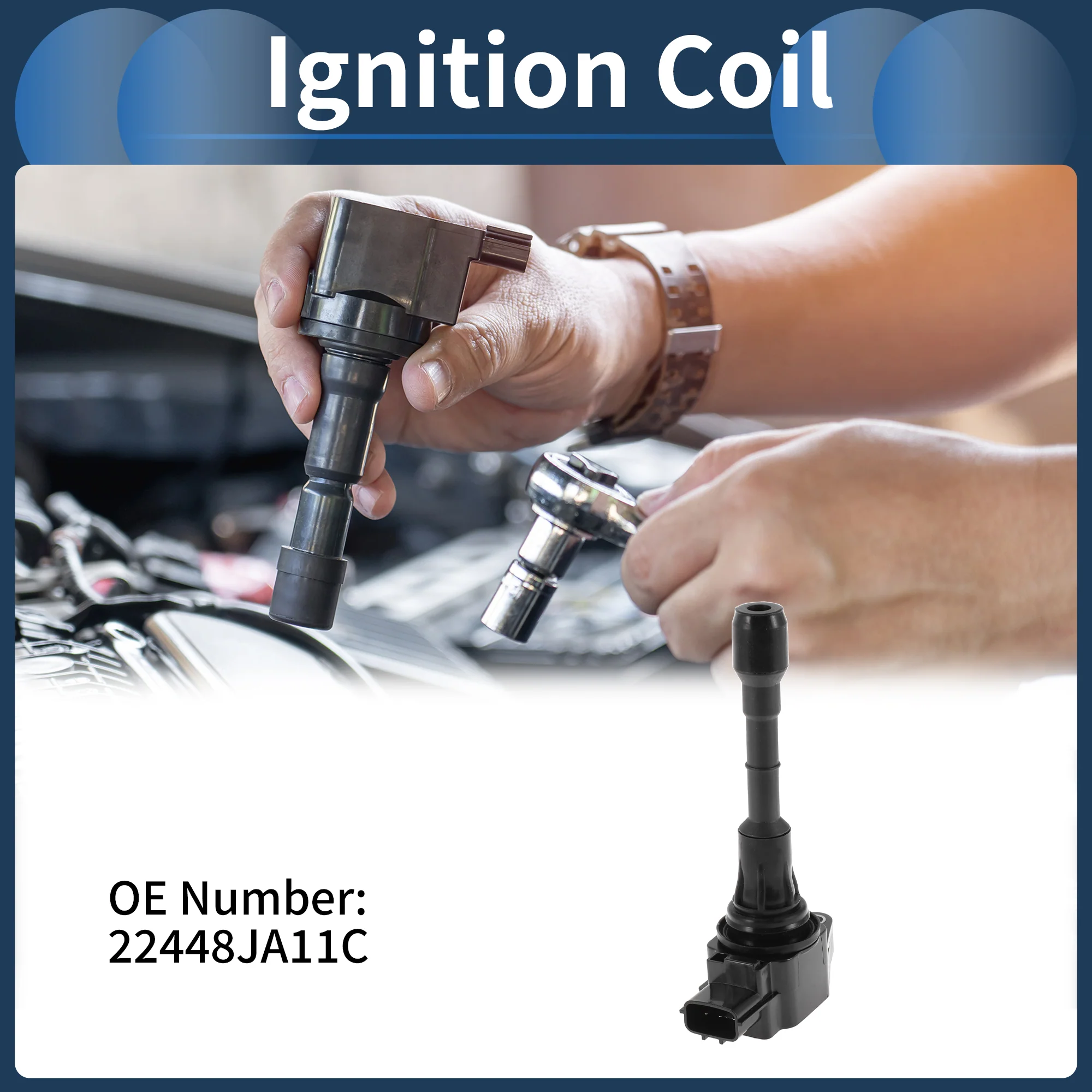 Ignition Coil Ignition Coil Pack No.22448JA11C for Nissan Maxima 2009-2017 - Image 3