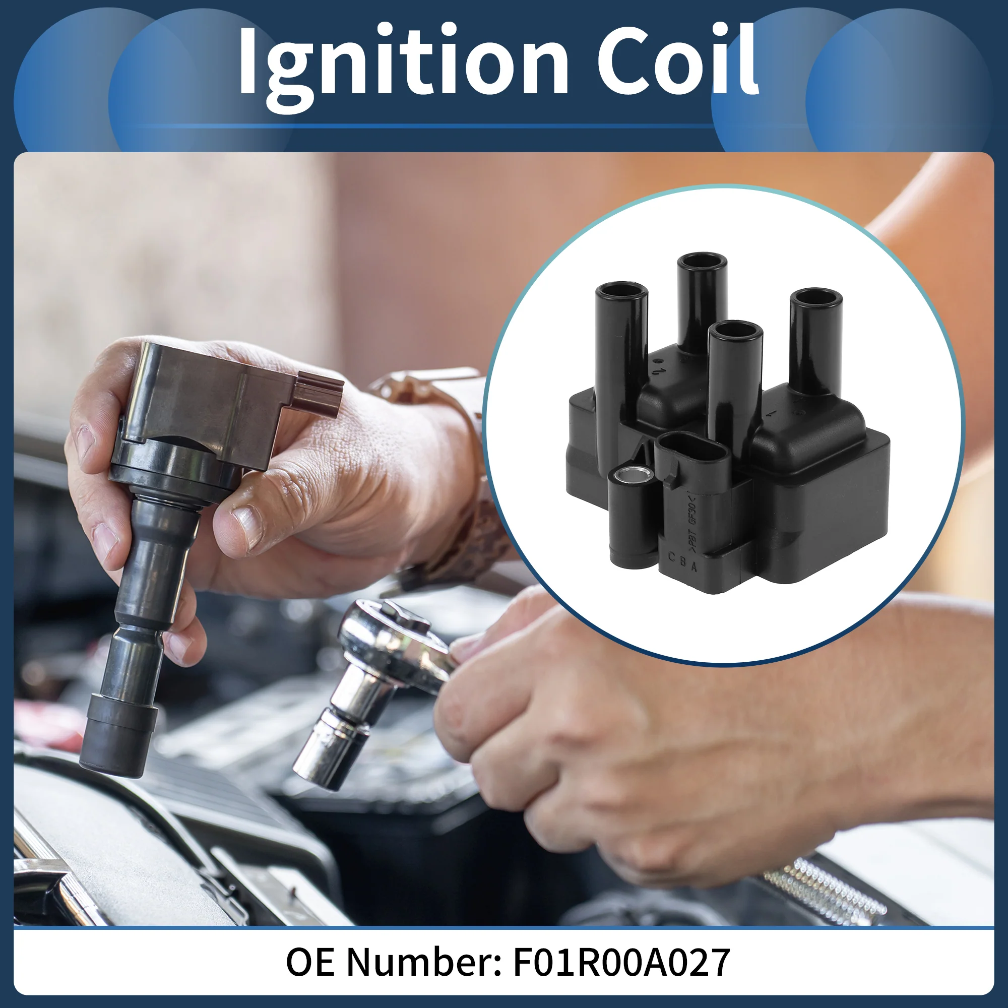 Ignition Coil Ignition Coil Pack No.F01R00A027 for Chevrolet N200 2007-2012 - Image 2
