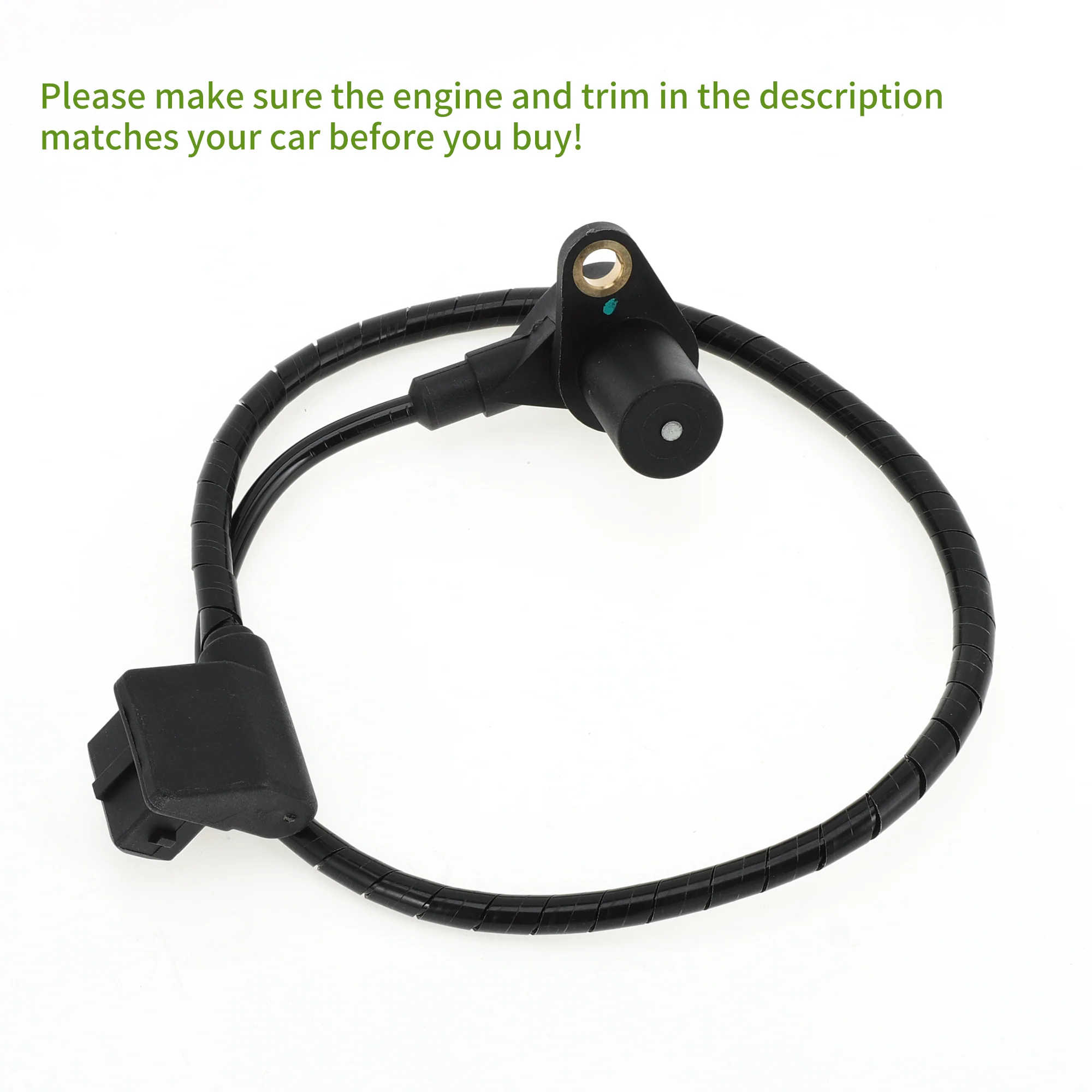 No.12141720857 Crankshaft Position Sensor for BMW 735i Base 1988-1992 Sturdy Black Engine Crank CKP Sensor Metal Plastic 1 Pc - Image 7
