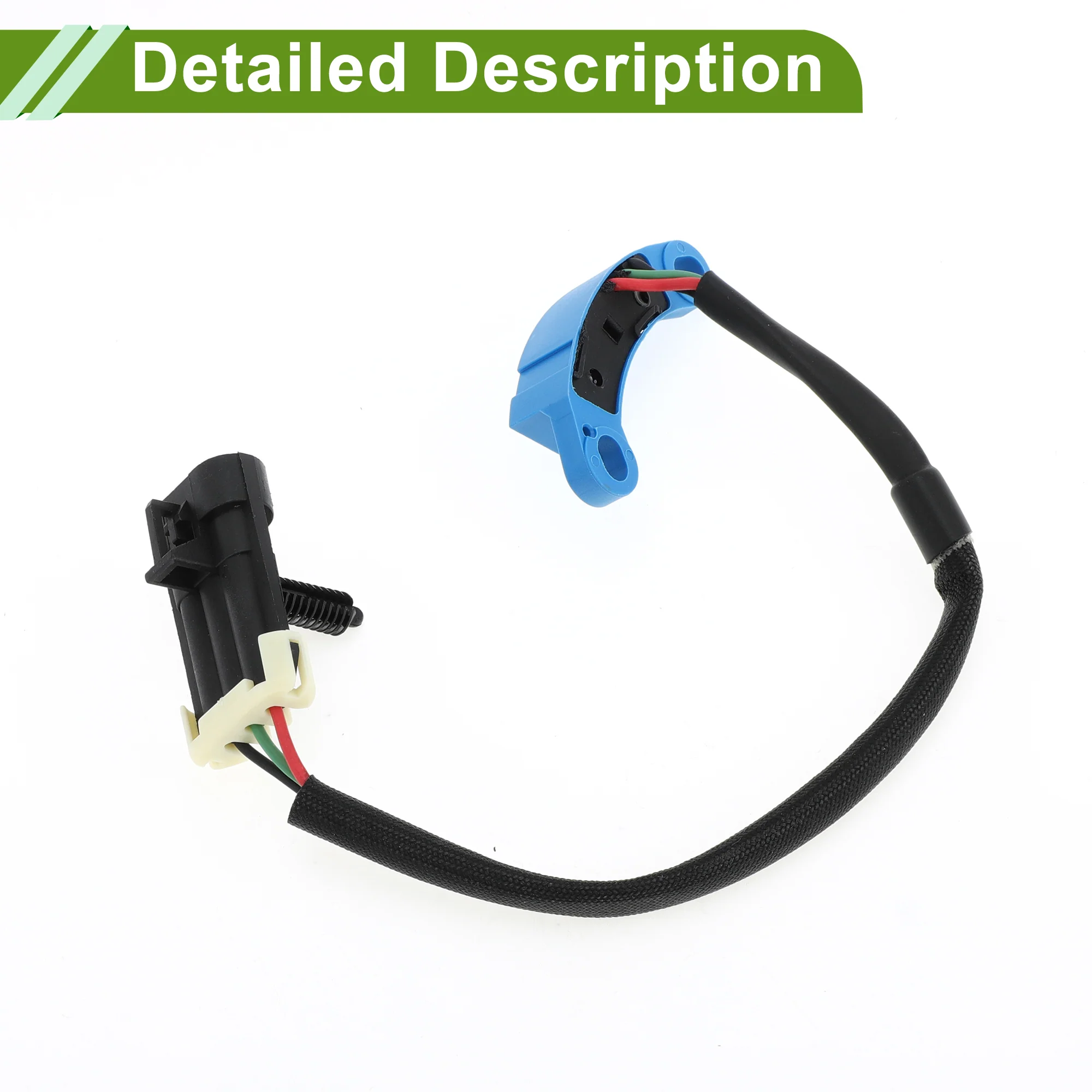 No.12550965 Crankshaft Position Sensor for Buick Regal 3.1 1994-1996 Sturdy Black Blue Engine Crank CKP Sensor Metal Plastic 1 Pc - Image 6