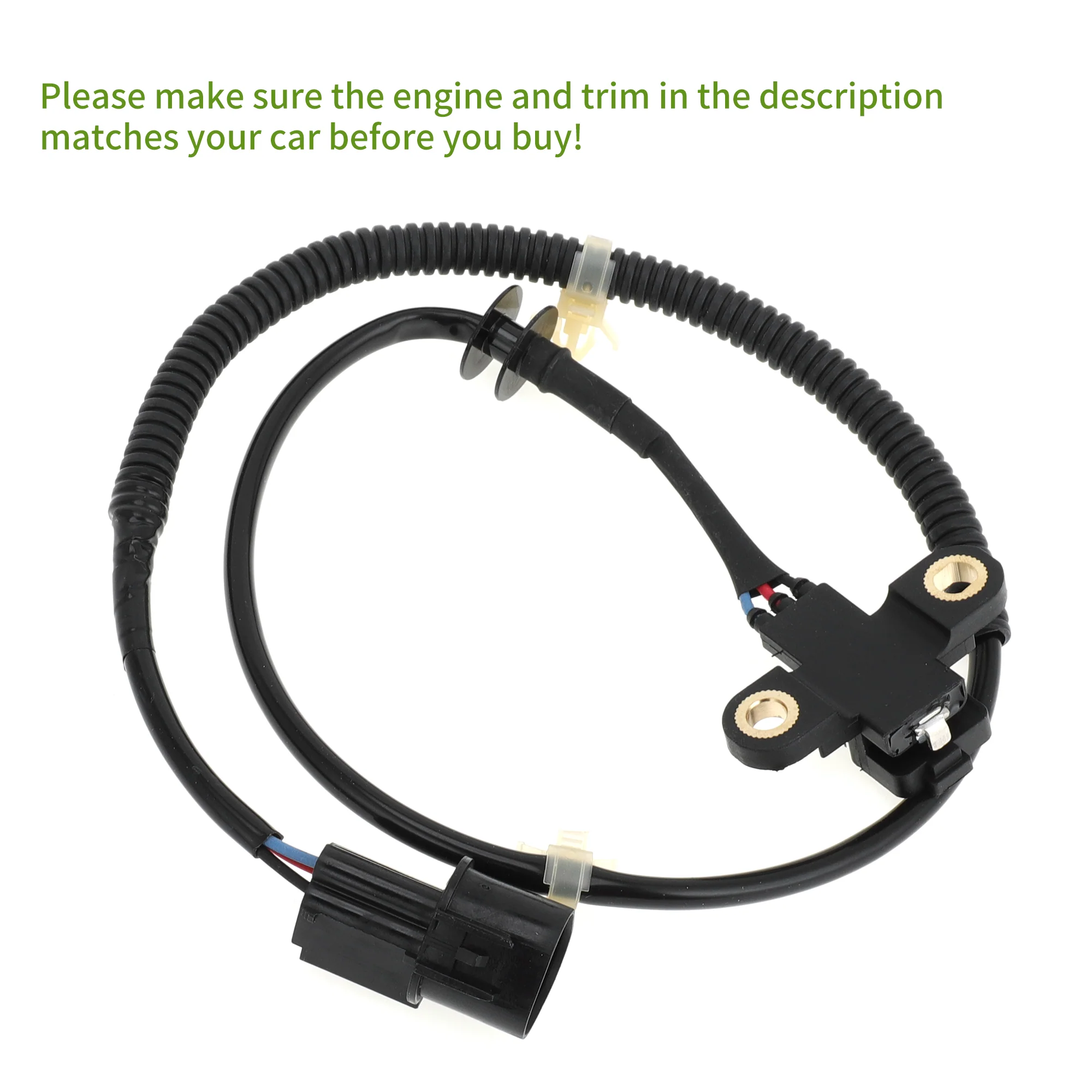 No.MD303538 Crankshaft Position Sensor for Mitsubishi Mirage 1.8 1995-1996 Sturdy Black Engine Crank CKP Sensor Metal Plastic 1 Pc - Image 7