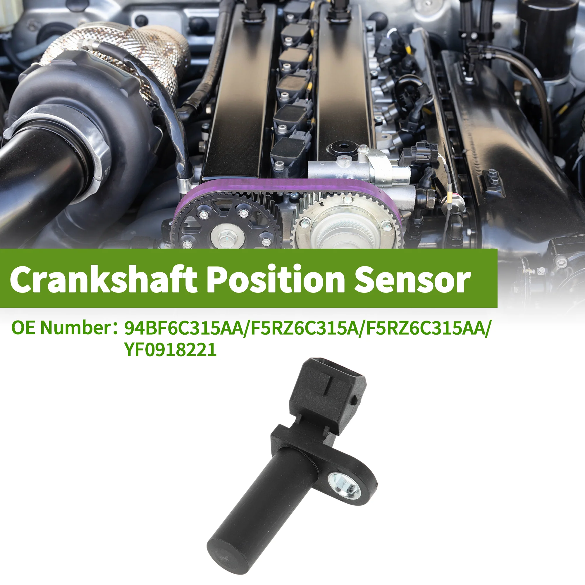 1 Pc No.94BF6C315AA Crankshaft Position Sensor for Ford Escape 2001-2004 2.0L Sturdy Car Engine Crank CKP Sensor - Image 2