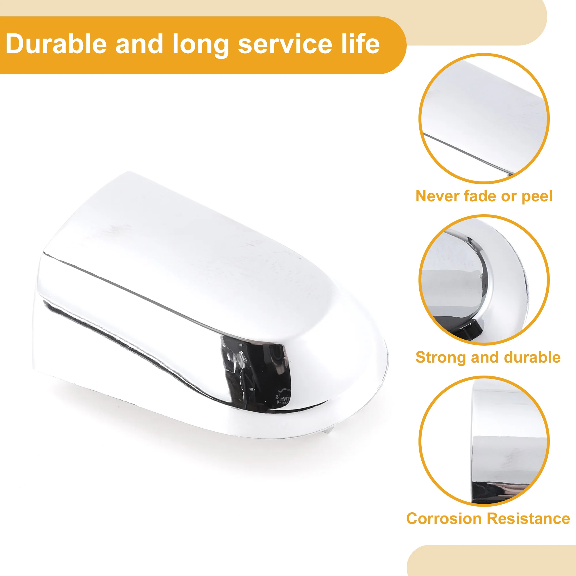 Exterior Door Handle Cover Trim for Kia Sorento 2011-2015 Chrome Silver Tone ABS - Image 6