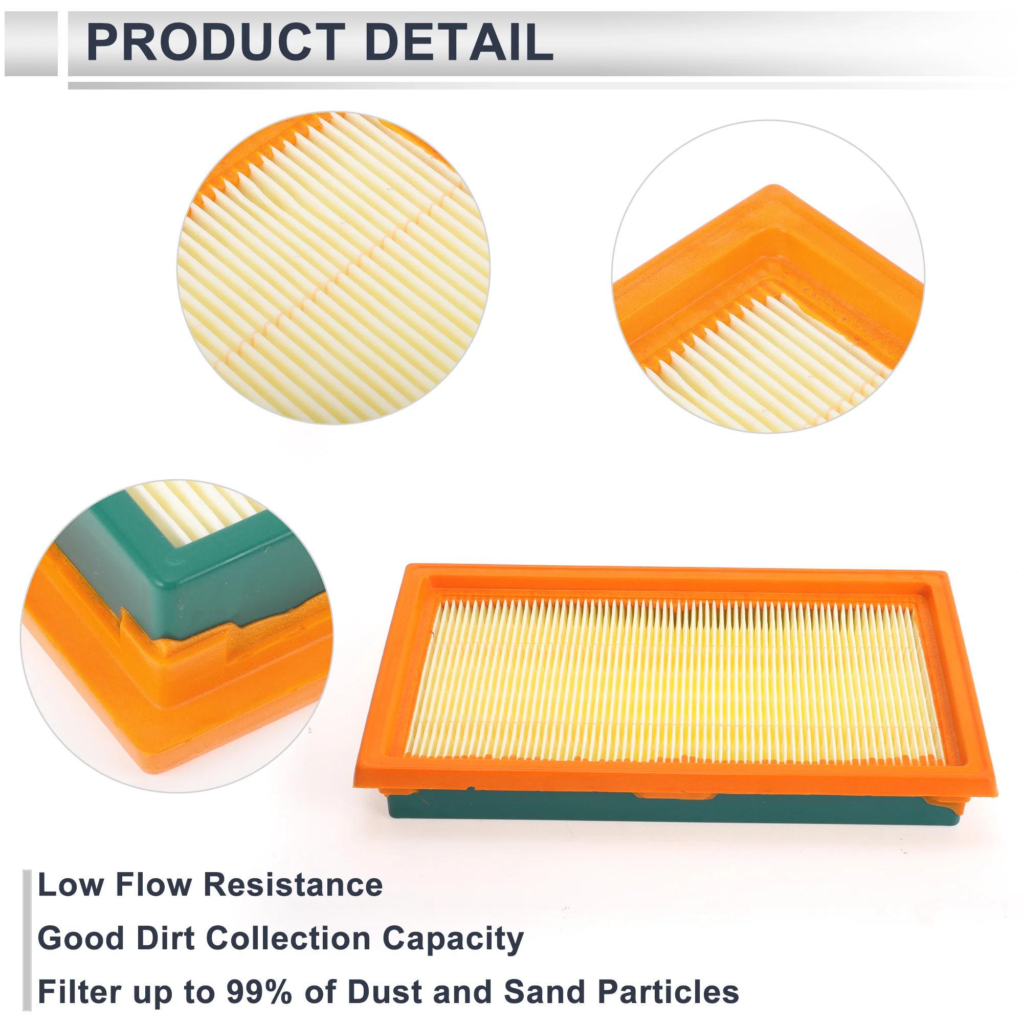 Car Engine Air Filter No.16546ED500 for Nissan Cube L4 1.8L 2009-2014 Long Life Filter Air Cleaner Element 1 Pc - Image 6