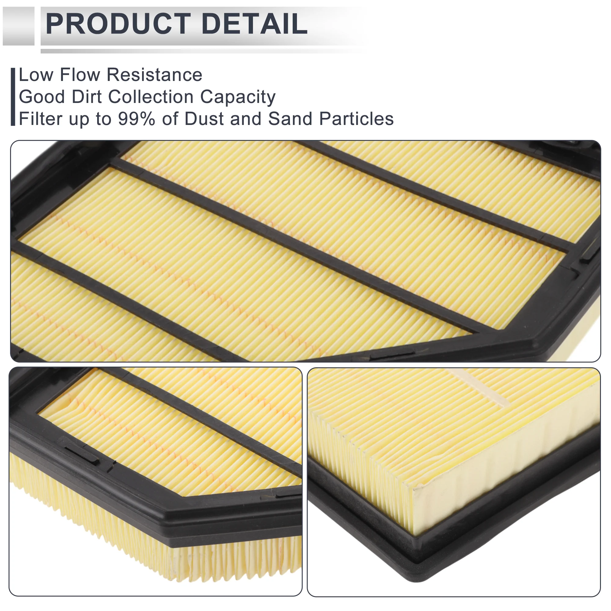 Car Engine Air Filter No.13718613250 for BMW 530i Base 2.0L 2018-2020 Long Life Filter Air Cleaner Element 1 Pcs - Image 6