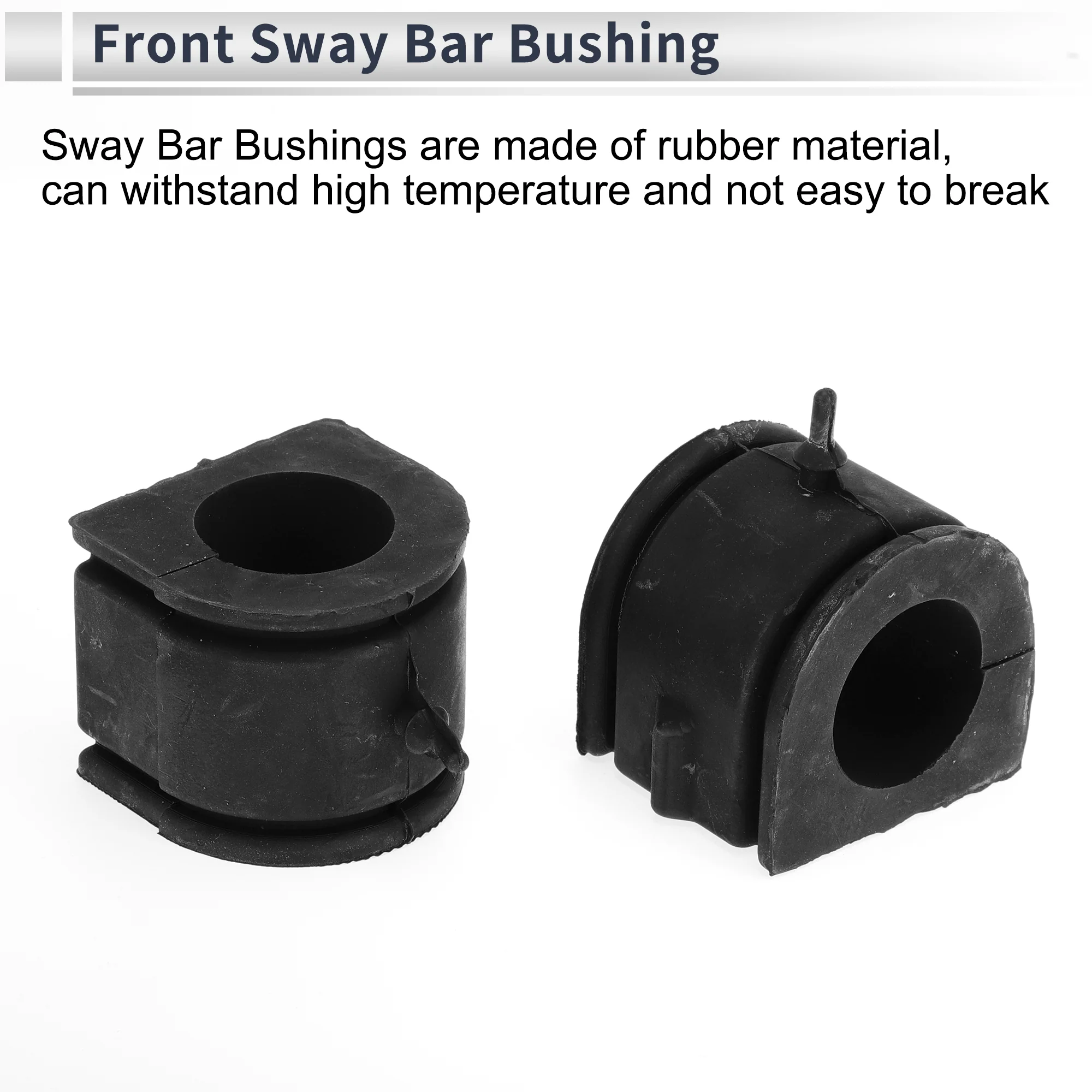 Front Stabilizer Bar Links with 2 Pcs Bushing for Hummer H3 2006-2010 for Hummer H3T 2009-2010 Sway Bar Link Kits No.K750185/K201407 1 Set - Image 7