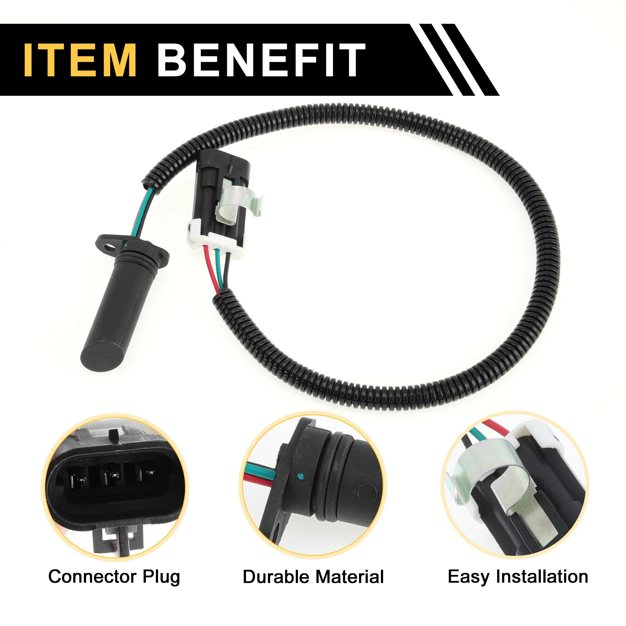 1 Pc No.10230261 Crankshaft Position Sensor for CHEVROLET Malibu 3.1L 97-99 Sturdy Car Engine Crank CKP Sensor - Image 4