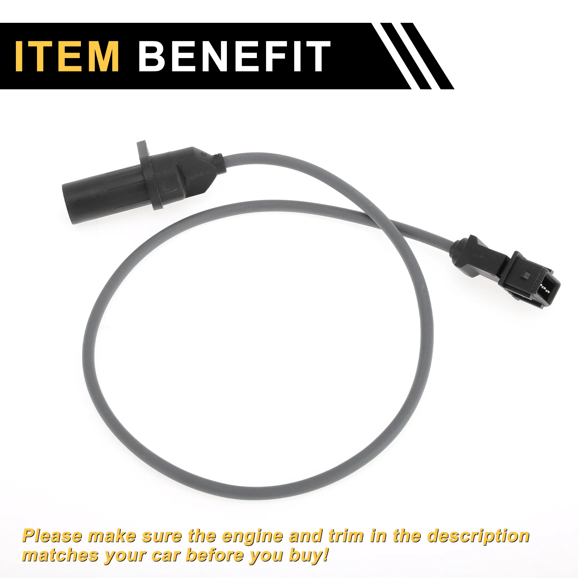 1 Pc No.1920EW Crankshaft Position Sensor for Fiat Punto 1.2 Bifuel 2007-2012 Sturdy Car Engine Crank CKP Sensor - Image 7