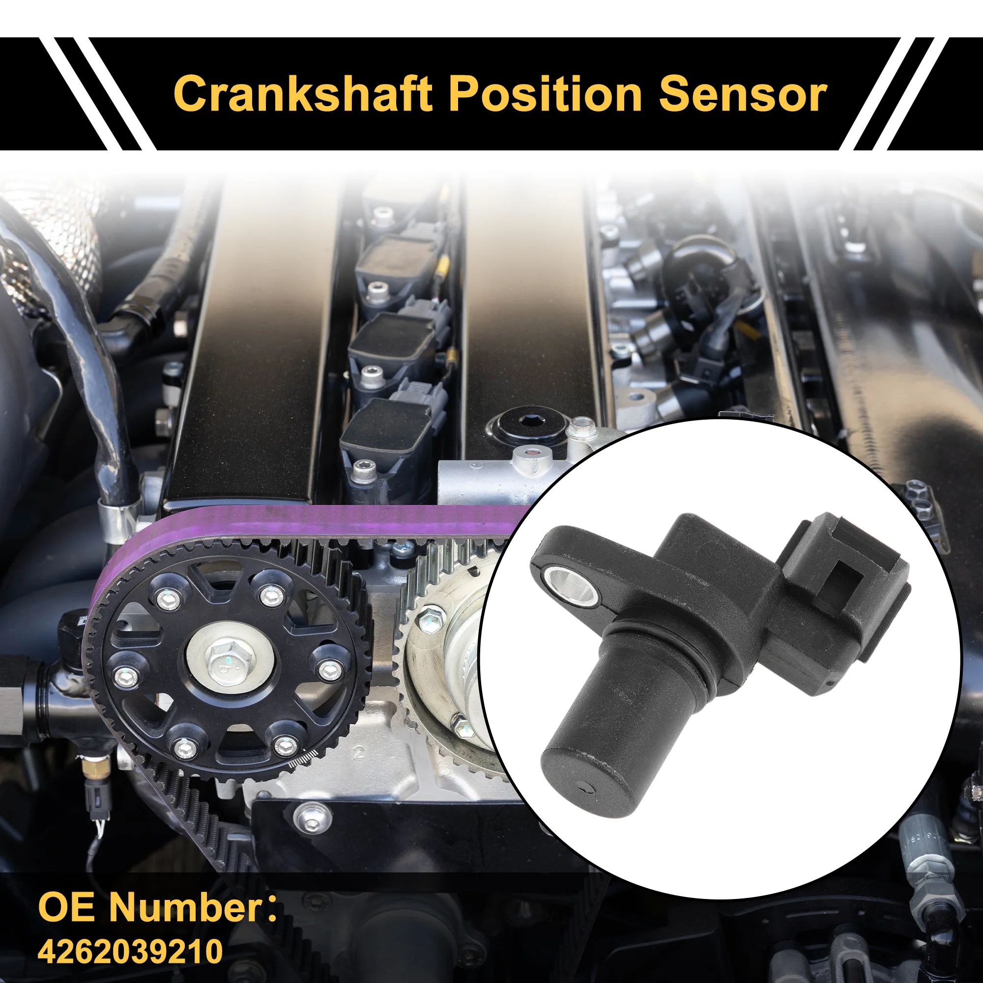 1 Pc No.4262039210 Crankshaft Position Sensor for Chrysler Sebring 2002-2004 Sturdy Car Engine Crank CKP Sensor - Image 3