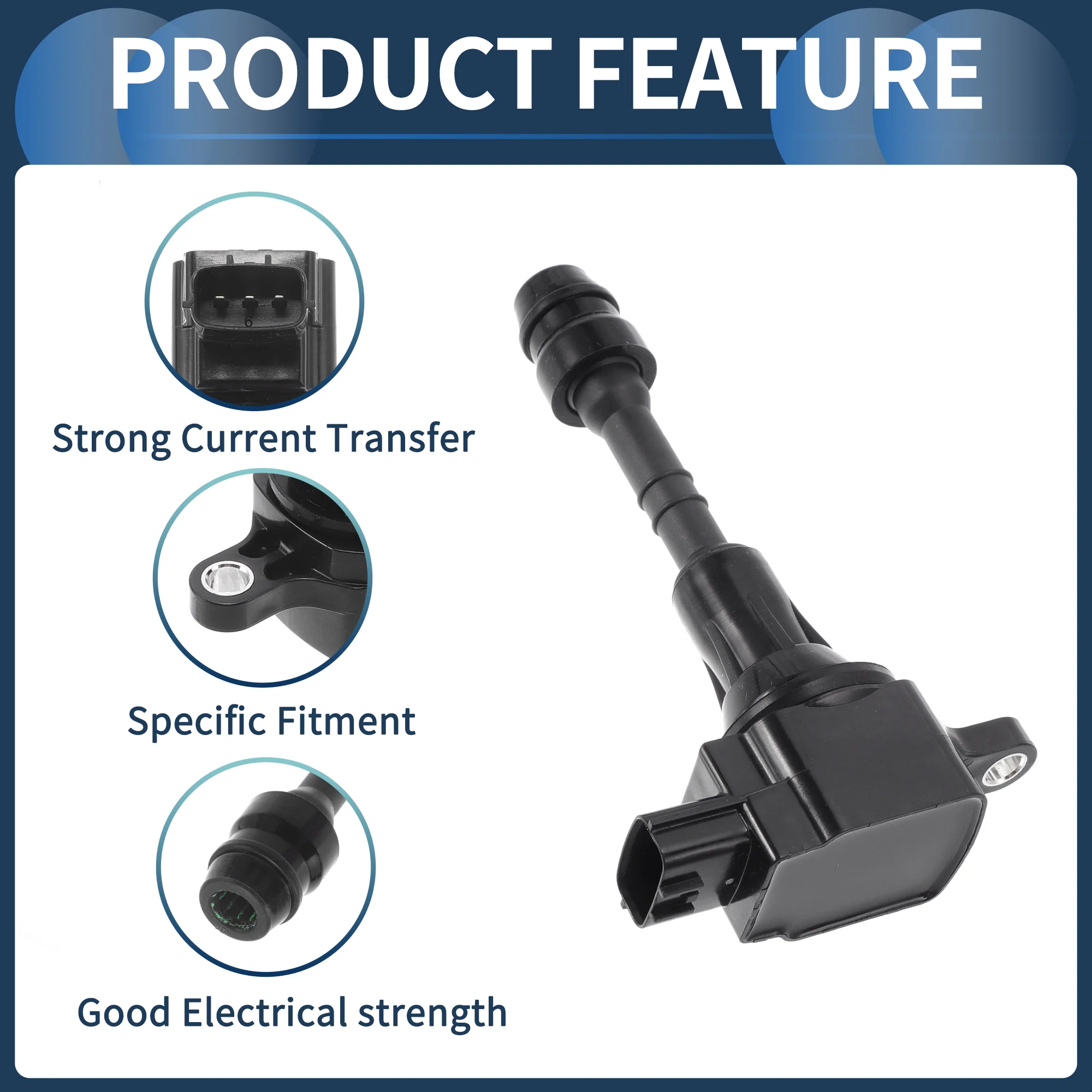 Ignition Coil Ignition Coil Pack No.224487S015 for Nissan Armada 2005-2006 - Image 6