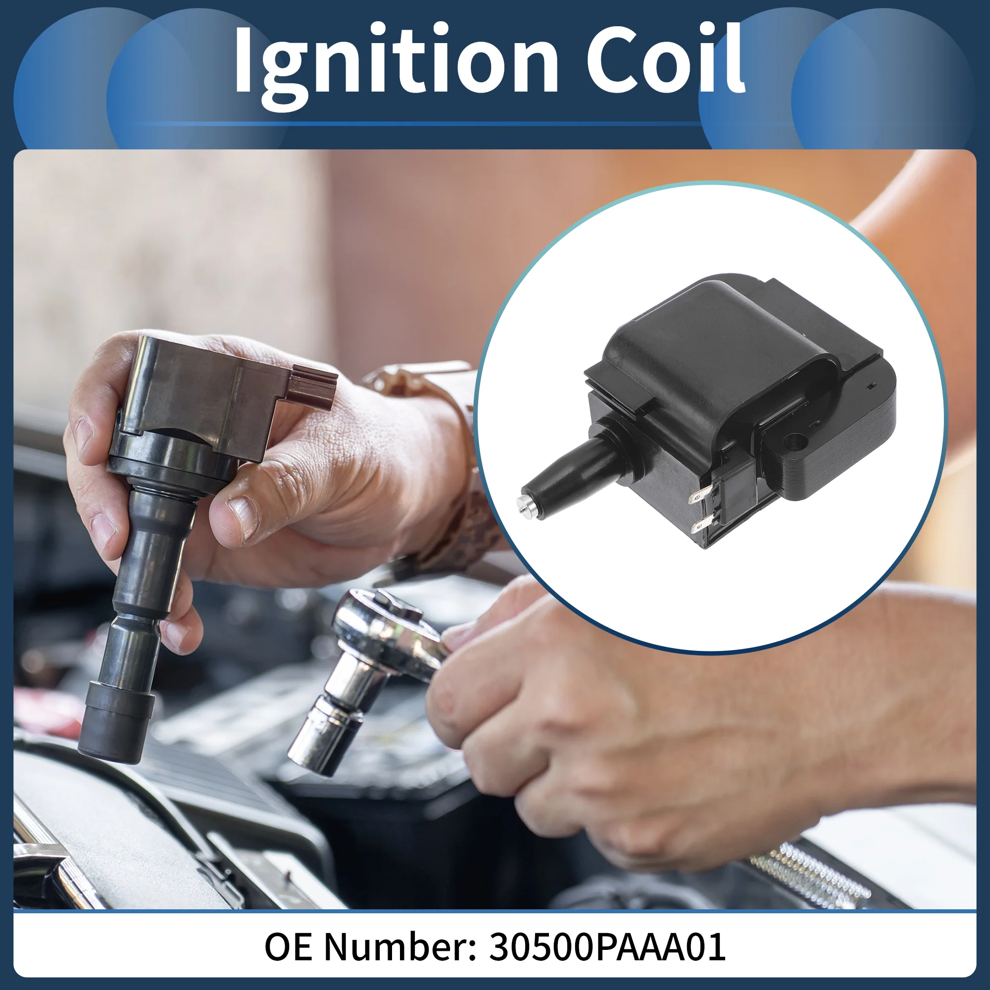 Ignition Coil Ignition Coil Pack No.30500PAAA01 for Honda Prelude 1987-1992 - Image 2