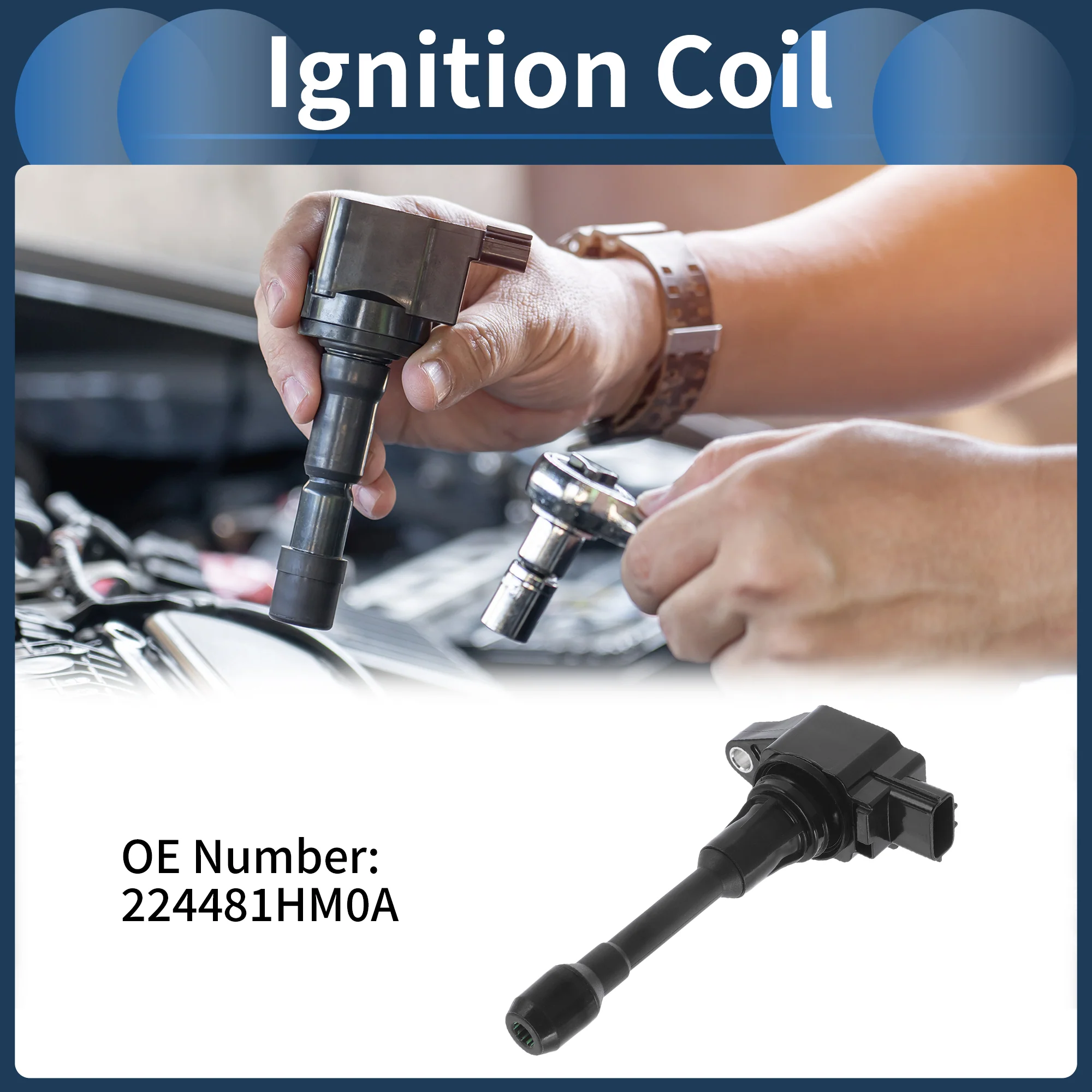 Ignition Coil Ignition Coil Pack No.224481HM0A for NISSAN QASHQAI 2007-2013 - Image 3