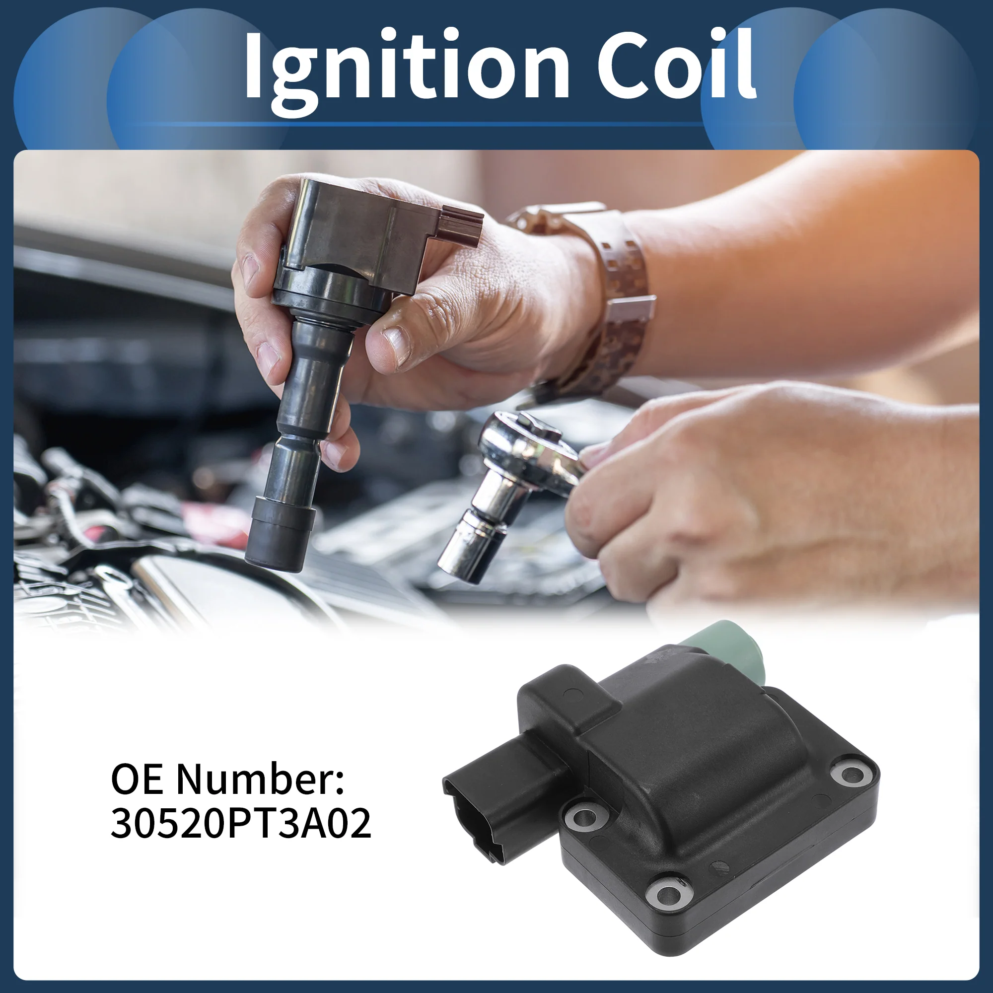 Ignition Coil Ignition Coil Pack No.30520PT3A02 for HONDA ACCORD 1992-1997 - Image 3