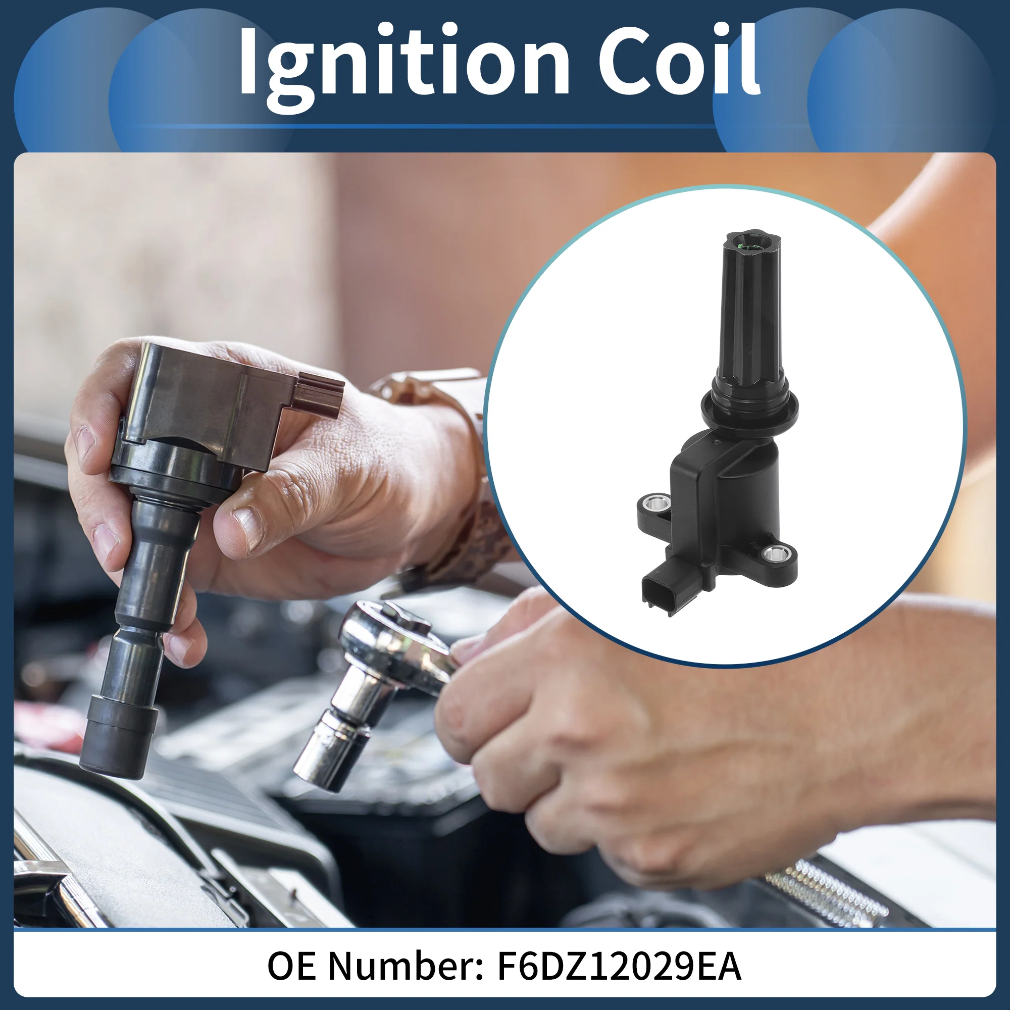 Ignition Coil Ignition Coil Pack No.F6DZ12029EA for Ford Taurus 1996-1999 - Image 2