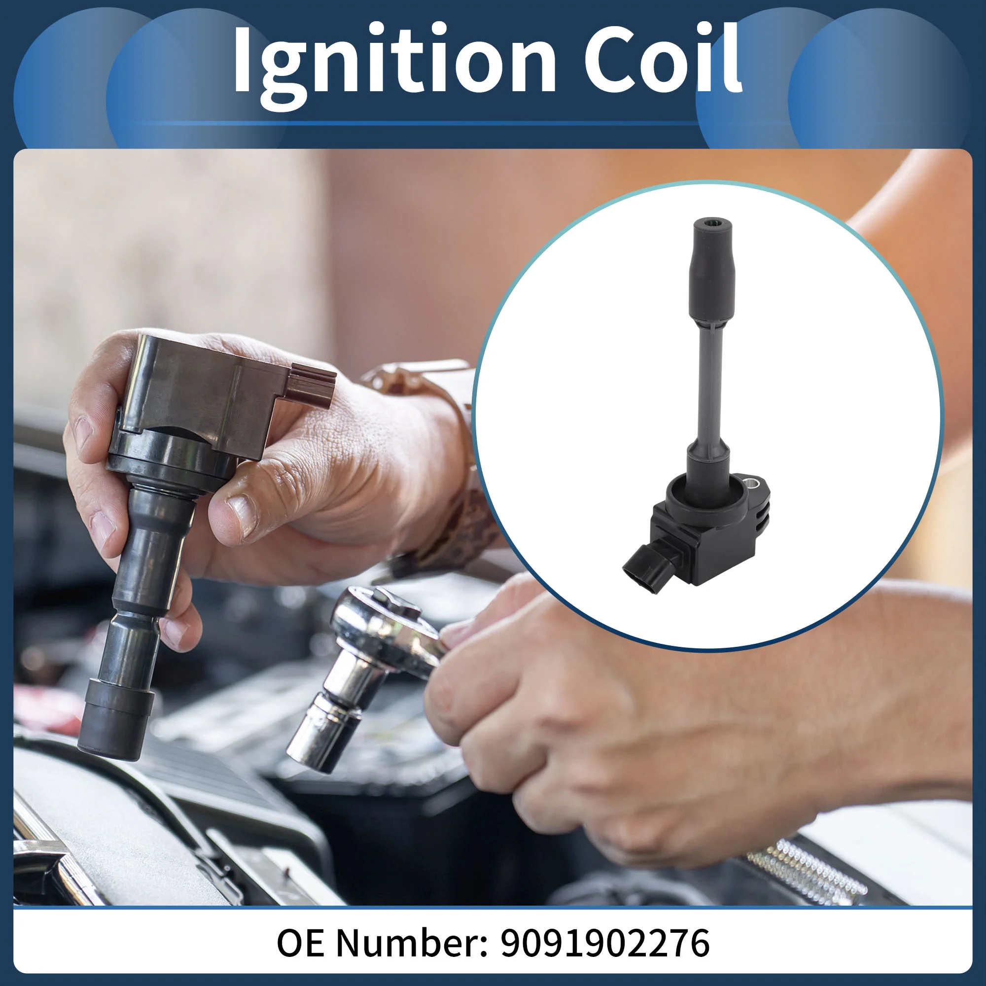 Ignition Coil Ignition Coil Pack No.9091902276 for Toyota Camry 2018-2020 - Image 2