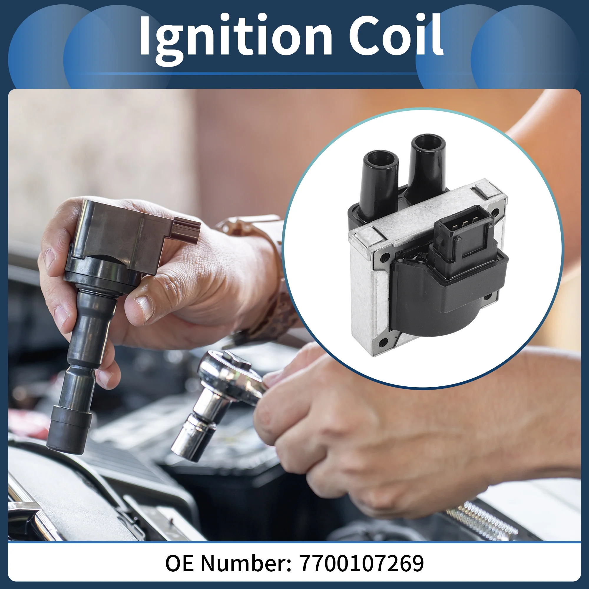Ignition Coil Ignition Coil Pack No.7700107269 for Renault Megane 1998-2003 - Image 2
