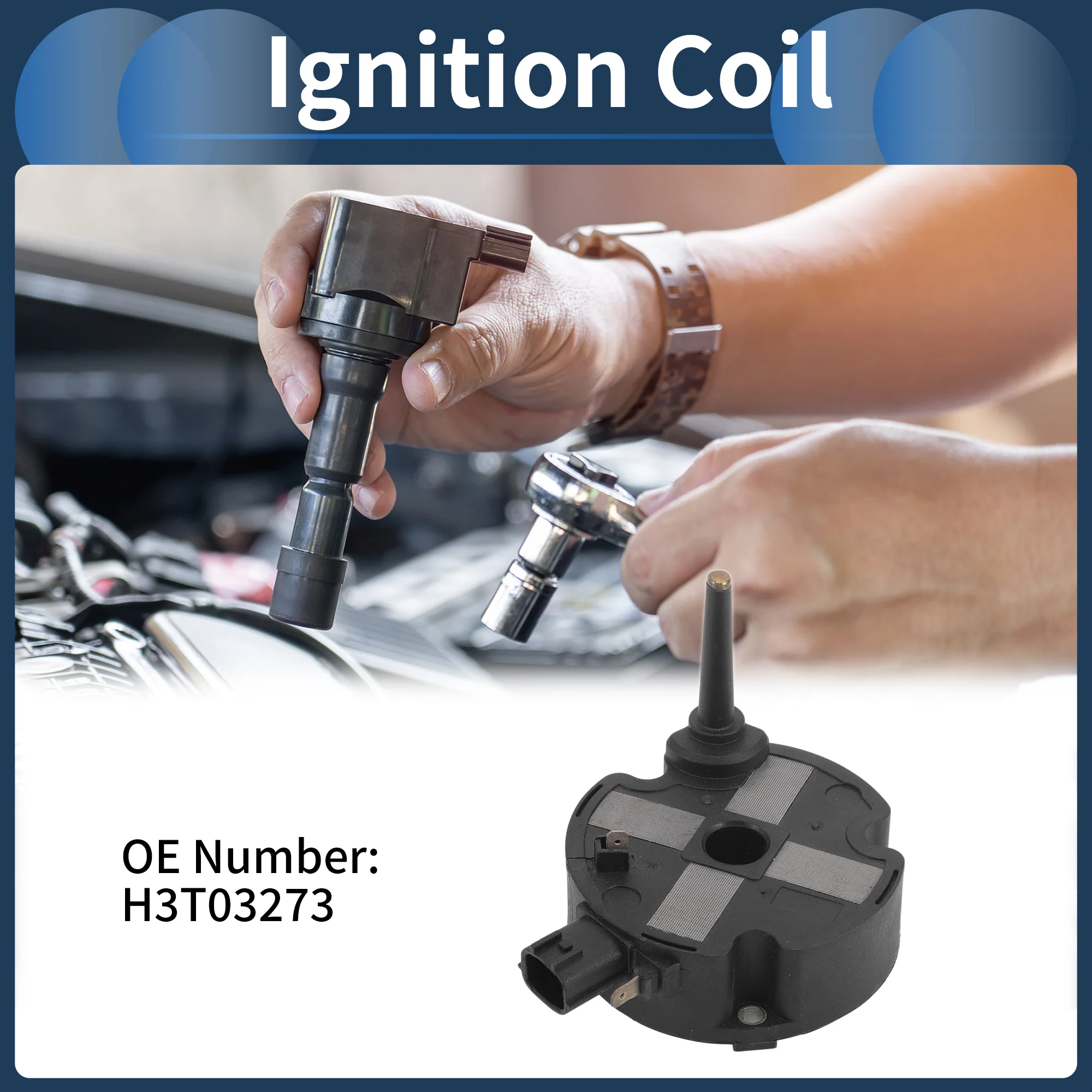 Ignition Coil Ignition Coil Pack No.H3T03273 for NISSAN PULSAR 1995-2000 - Image 3