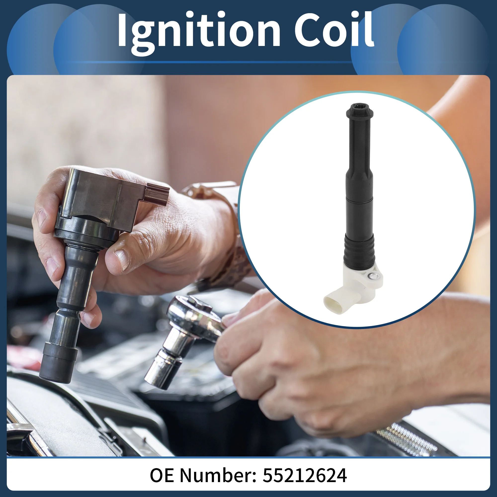 Ignition Coil Ignition Coil Pack No.55212624 for FIAT Mito 2008-2013 - Image 2