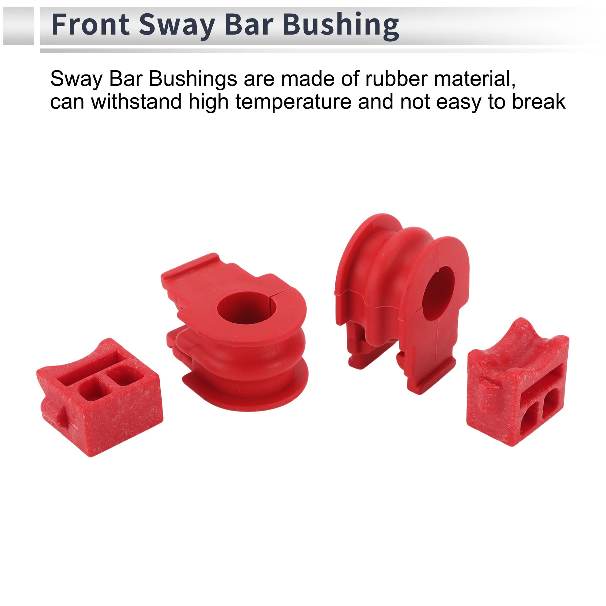 Front Stabilizer Bar Links with 2 Pcs Bushing for Nissan Rogue 2008-2013 Sway Bar Link Kits Suspension Bar End Links No.K750094/K750095/K201298 1 Set - Image 7